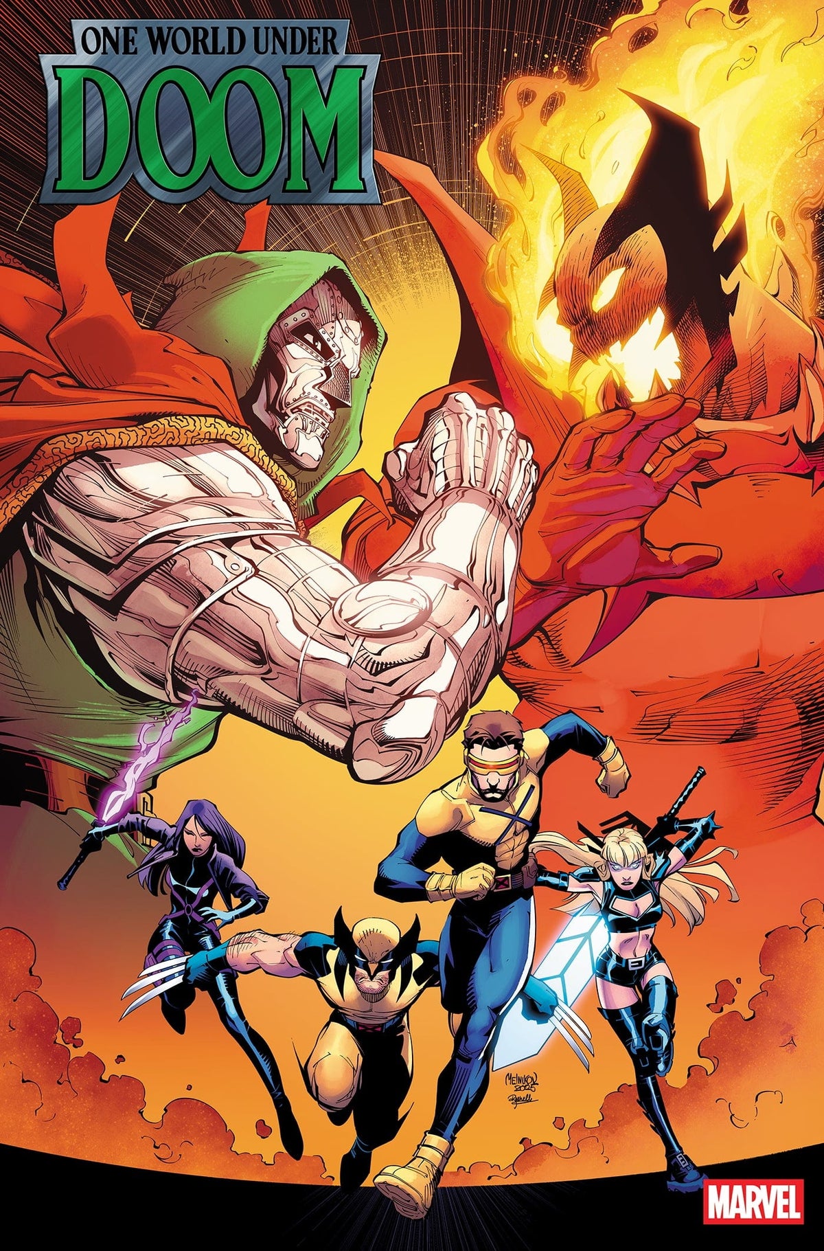 Marvel Comic Books > Incentives ONE WORLD UNDER DOOM #5 1:25 INCV GLEB MELNIKOV VARIANT 75960620860900516 PRH-75960620860900516