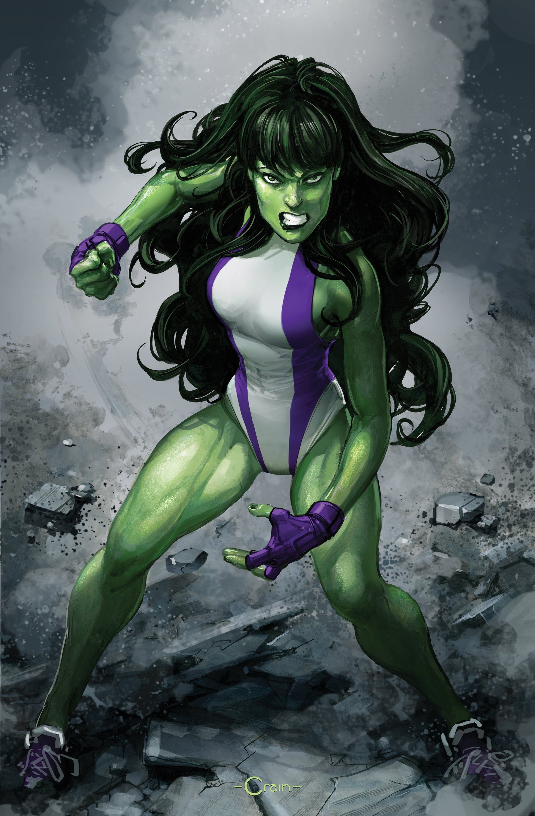 PLANET SHE-HULK #3 1:50 INCV CLAYTON CRAIN VIRGIN VARIANT