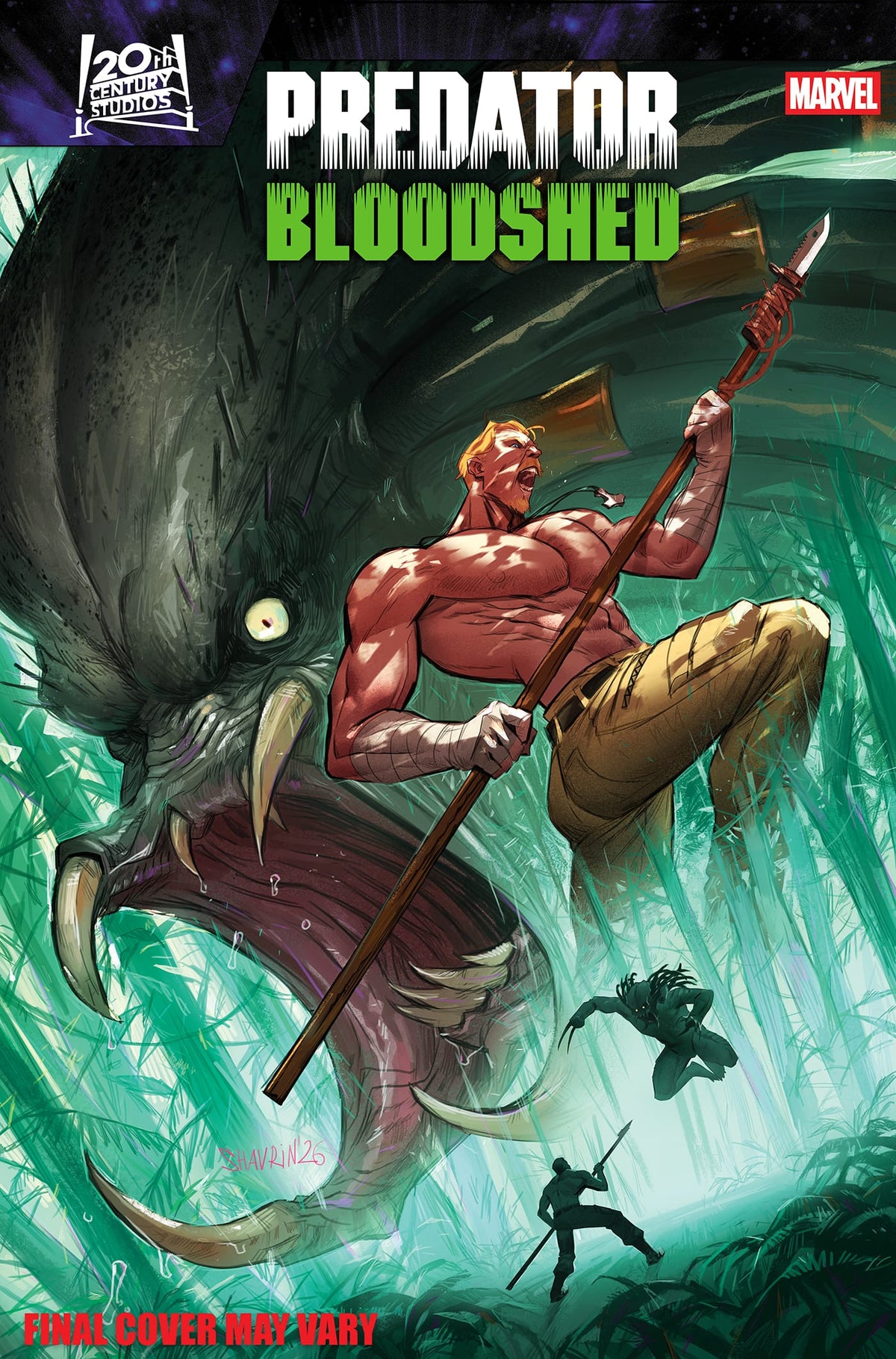 Marvel Comic Books > Incentives PREDATOR: BLOODSHED #4 1:25 INCV IVAN SHAVRIN VARIANT 75960621517100416 PRH-75960621517100416