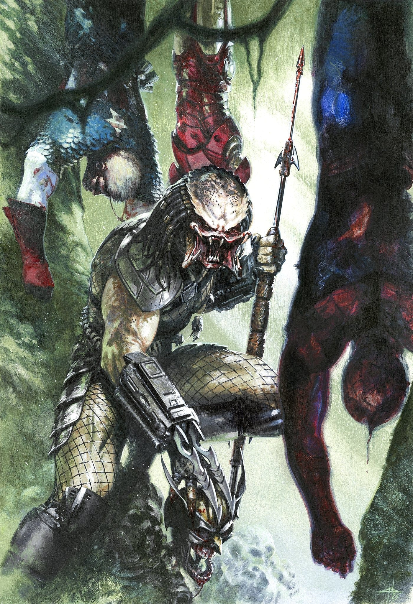 PREDATOR KILLS THE MARVEL UNIVERSE #1 1:100 INCV GABRIELE DELL'OTTO VIRGIN VARIANT
