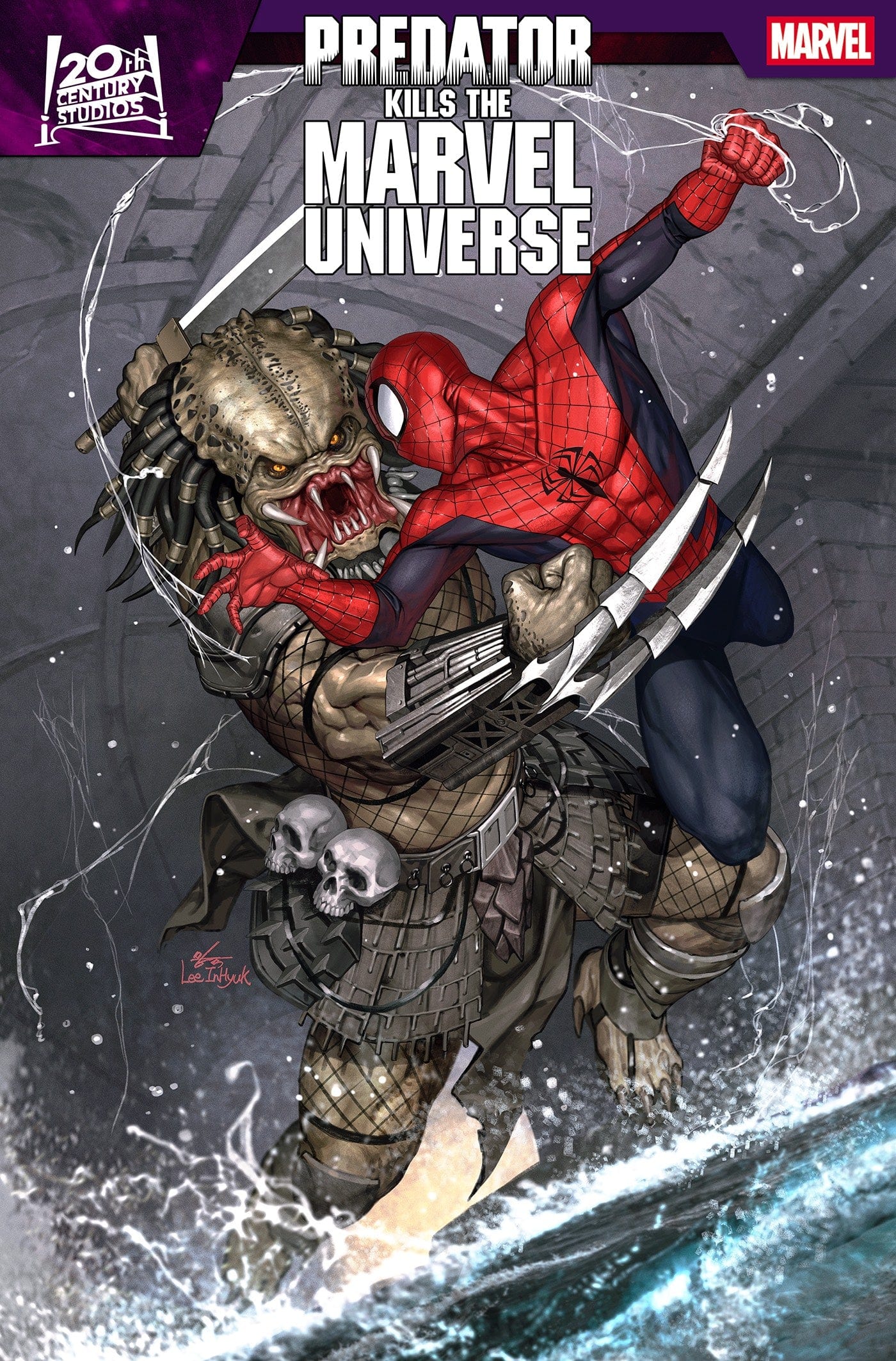 PREDATOR KILLS THE MARVEL UNIVERSE #1 1:25 INCV INHYUK LEE VARIANT