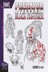 Marvel Comic Books > Incentives PREDATOR VS. BLACK PANTHER #1 1:10 INCV CHRIS ALLEN DESIGN VARIANT 75960620967500118 PRH-75960620967500118