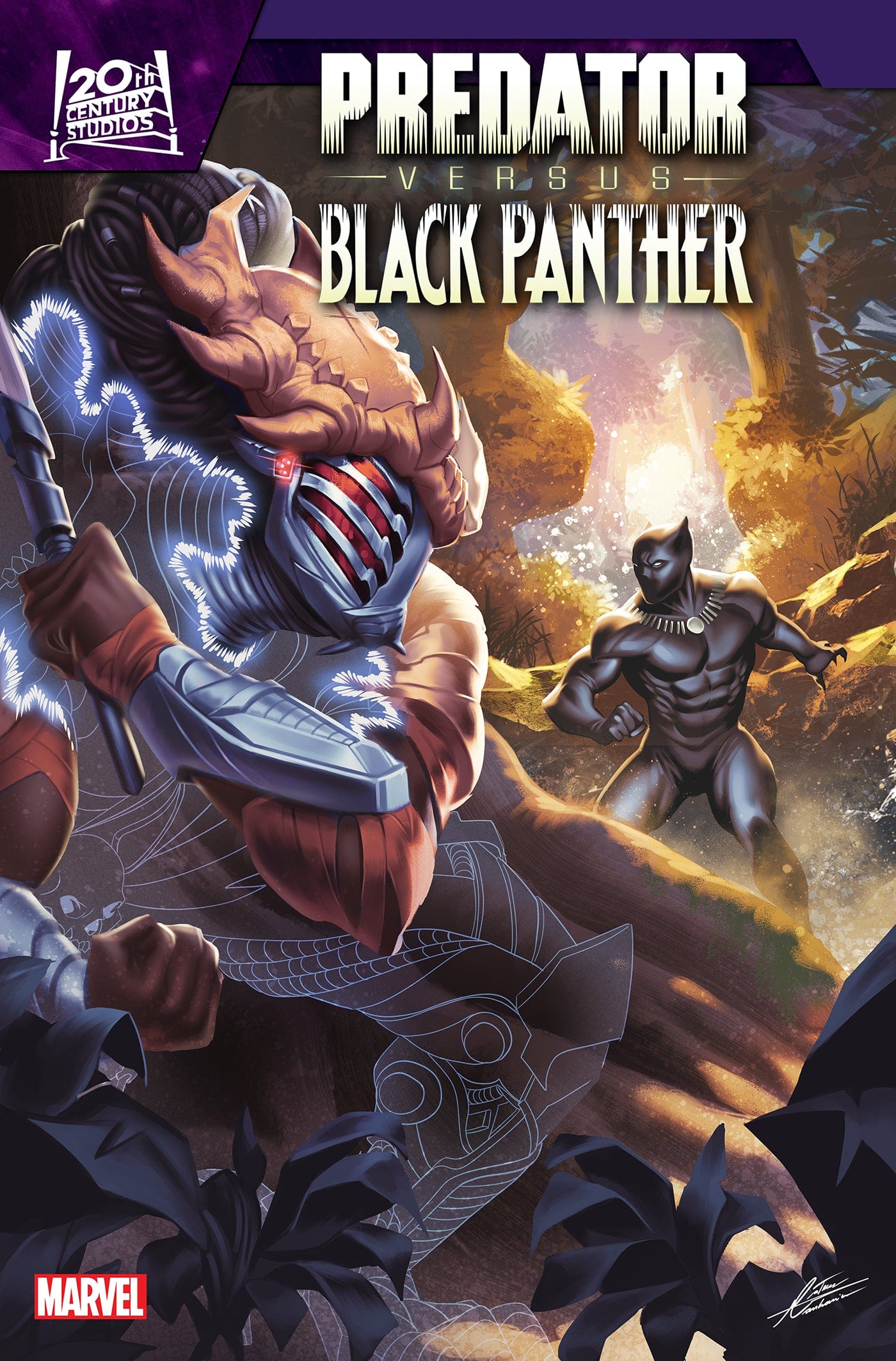 PREDATOR VS. BLACK PANTHER #4 1:25 INCV MATEUS MANHANINI VARIANT