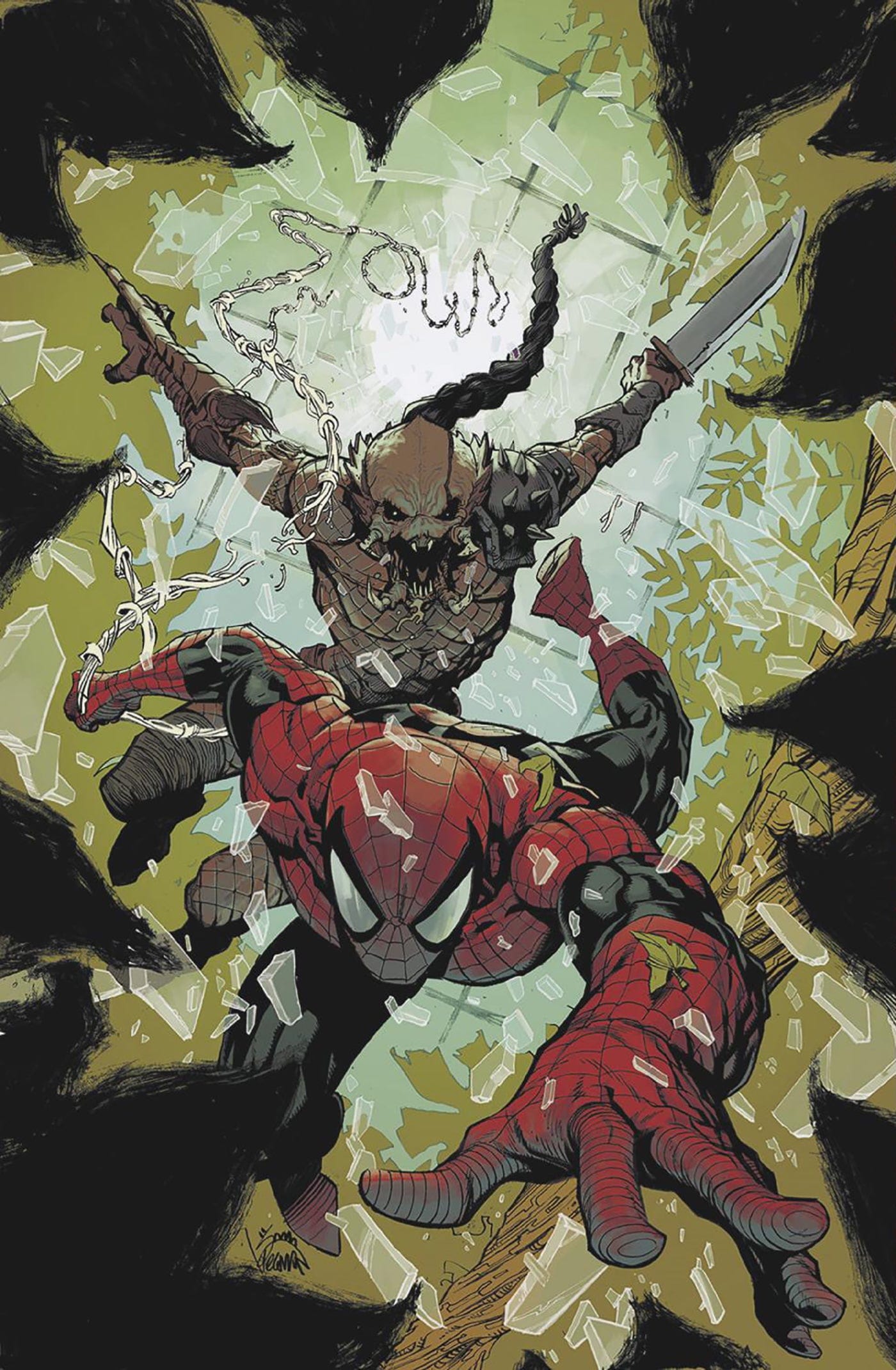 PREDATOR VS. SPIDER-MAN #2 1:100 INCV RYAN STEGMAN VIRGIN VARIANT