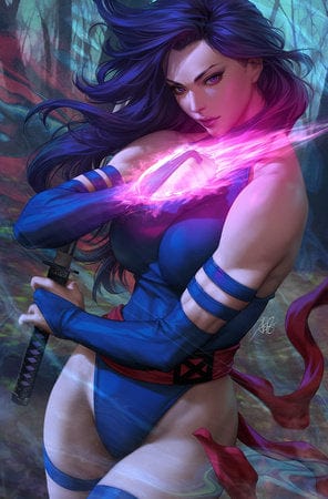 PSYLOCKE #1 1:100 INCV ARTGERM VIRGIN VARIANT