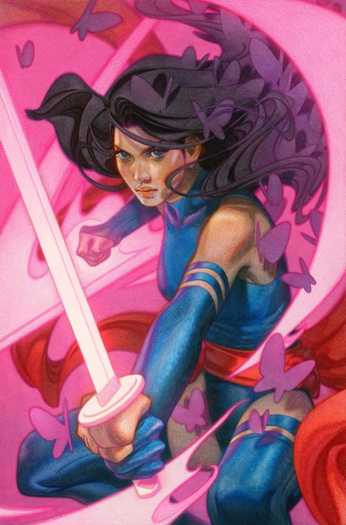 Marvel Comic Books > Incentives PSYLOCKE #1 1:50 INCV TRAN NGUYEN VIRGIN VARIANT 75960621030500117 PRH-75960621030500117