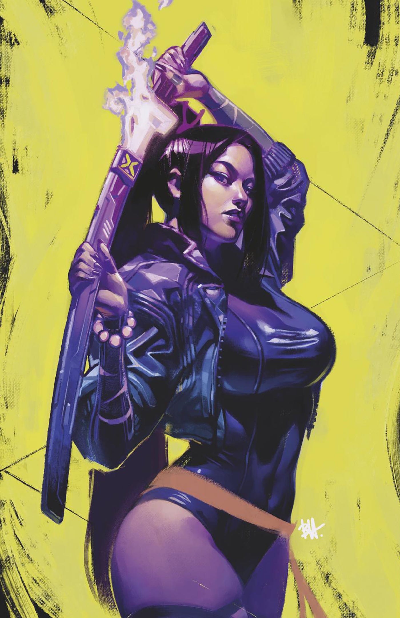 PSYLOCKE #5 1:50 INCV BEN HARVEY PSYLOCKE VIRGIN VARIANT