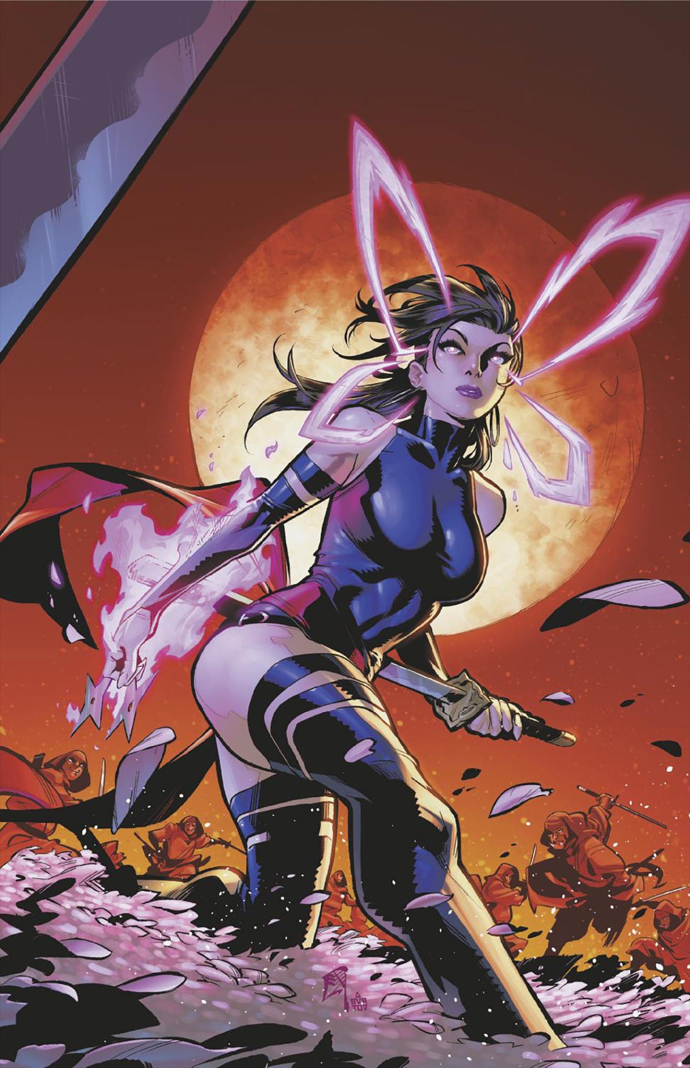 PSYLOCKE: NINJA #4 1:50 INCV C.F. VILLA PSYLOCKE VIRGIN VARIANT