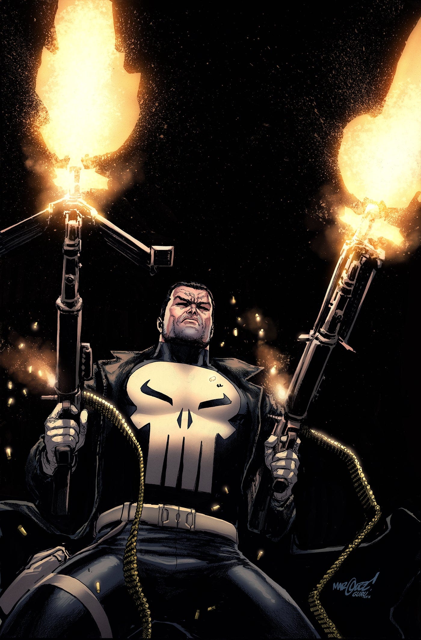 PUNISHER #1 1:100 INCV DAVID MARQUEZ VIRGIN VARIANT