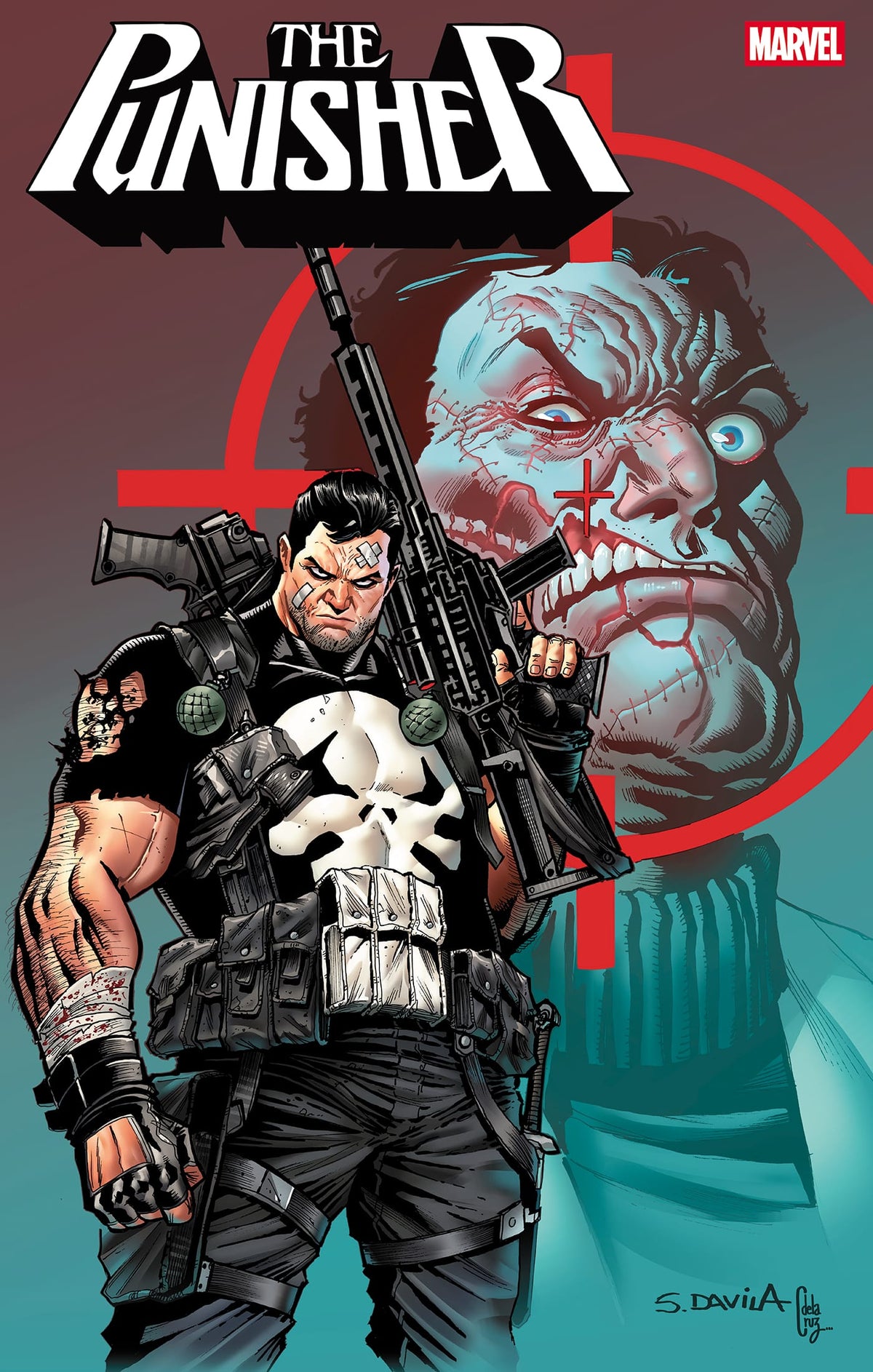 Marvel Comic Books > Incentives PUNISHER #5 1:25 INCV SERGIO DAVILA VARIANT 75960621516400517 PRH-75960621516400517