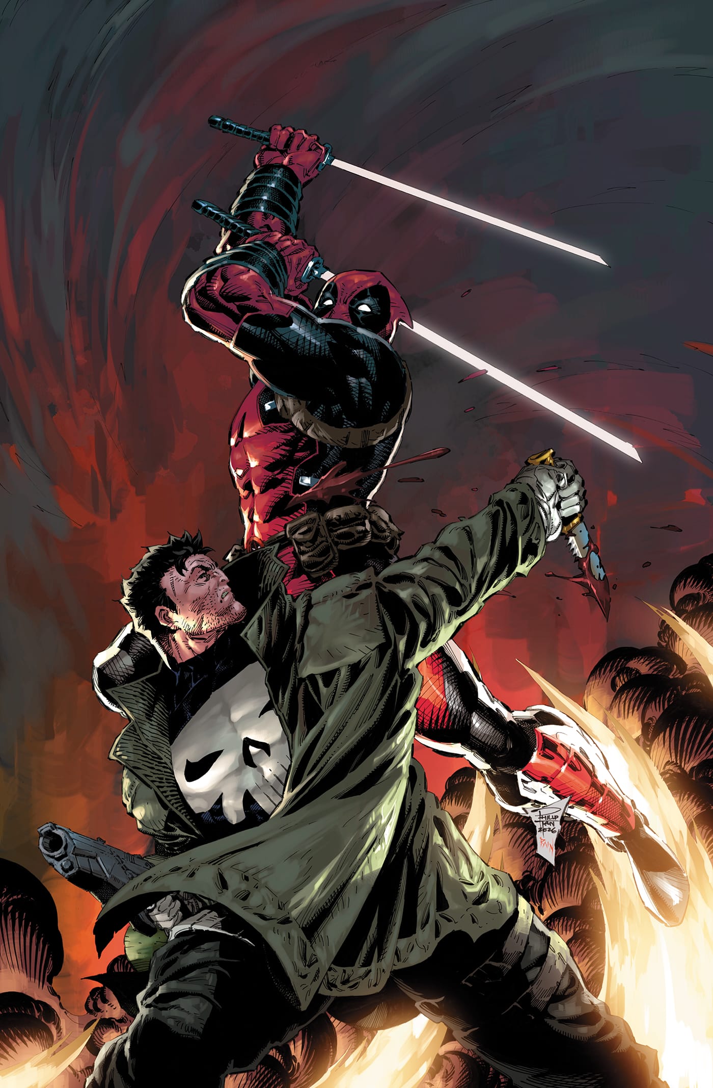 PUNISHER #8 1:100 INCV PHILIP TAN VIRGIN VARIANT [BG] (Release Date: 09/09/2026)