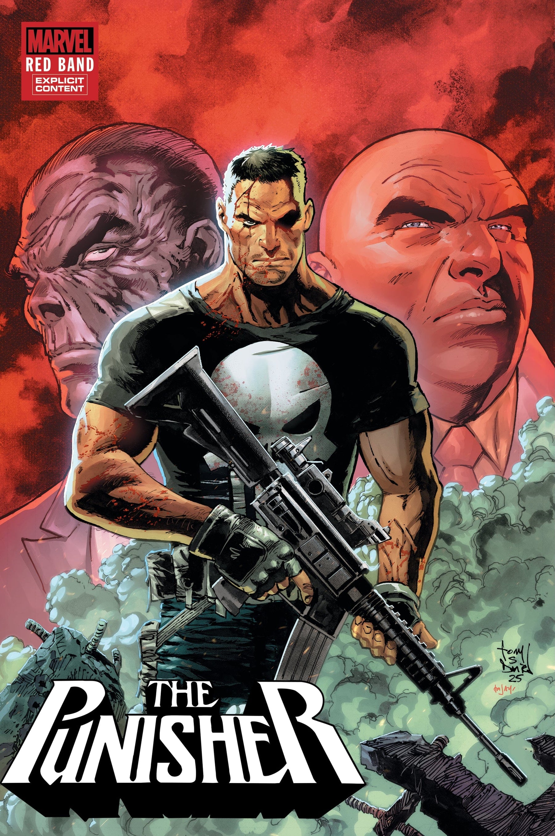 PUNISHER: RED BAND #3 1:25 INCV TONY DANIEL VARIANT [POLYBAGGED]