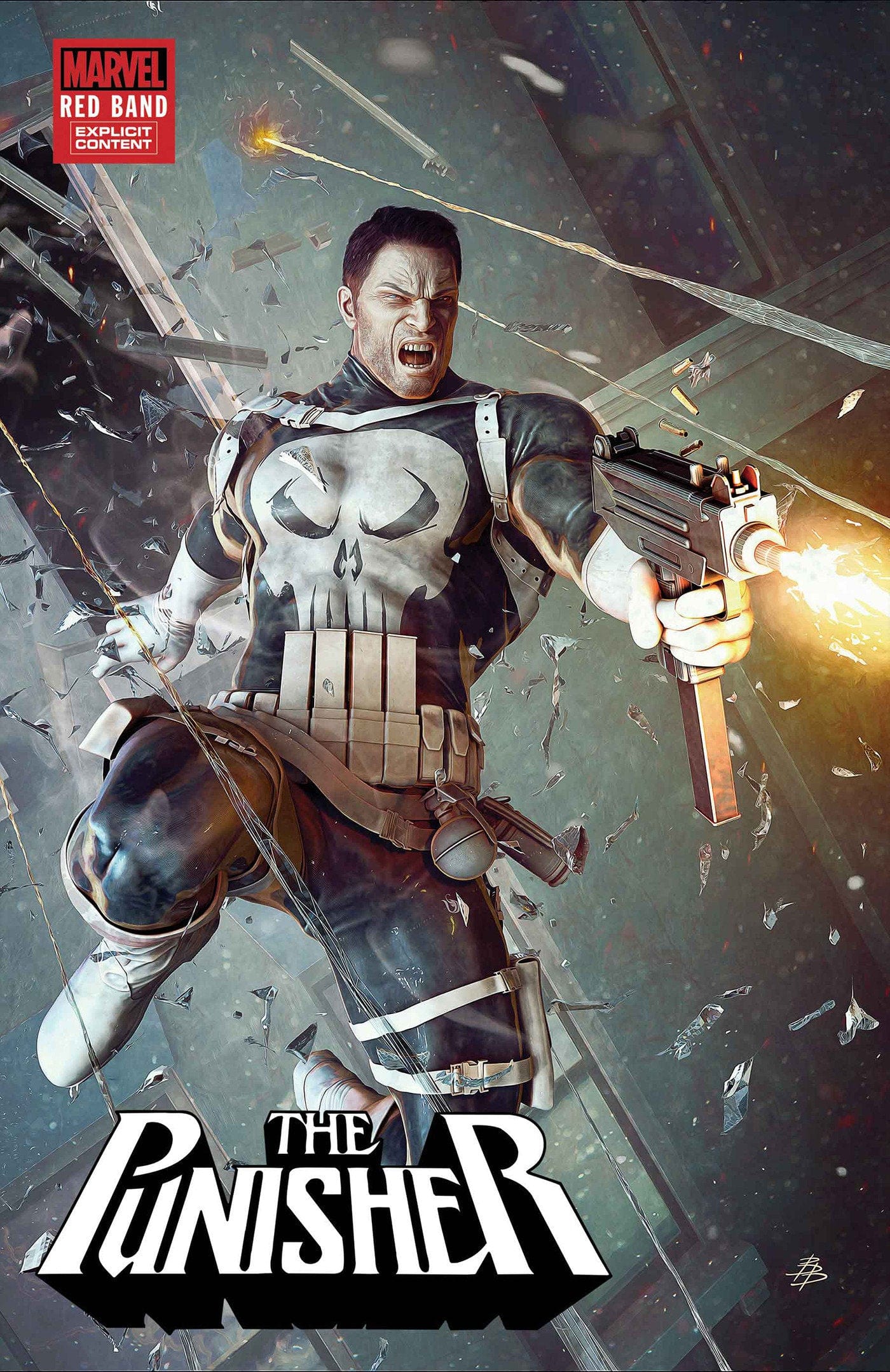 PUNISHER: RED BAND #4 1:25 INCV BJORN BARENDS VARIANT [POLYBAGGED]