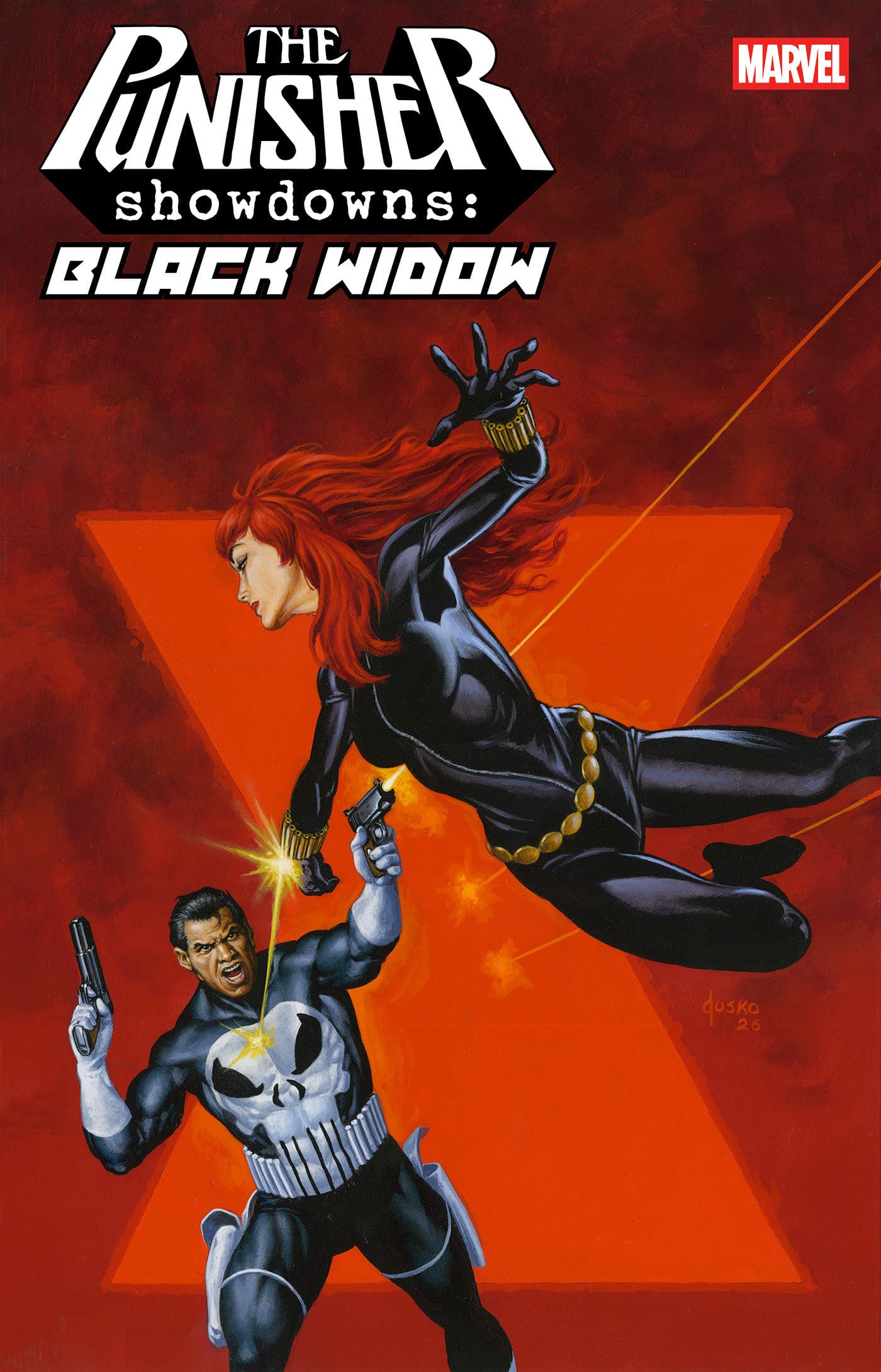 PUNISHER SHOWDOWNS: BLACK WIDOW #1 1:25 INCV JOE JUSKO VARIANT (Release Date: 10/21/2026)