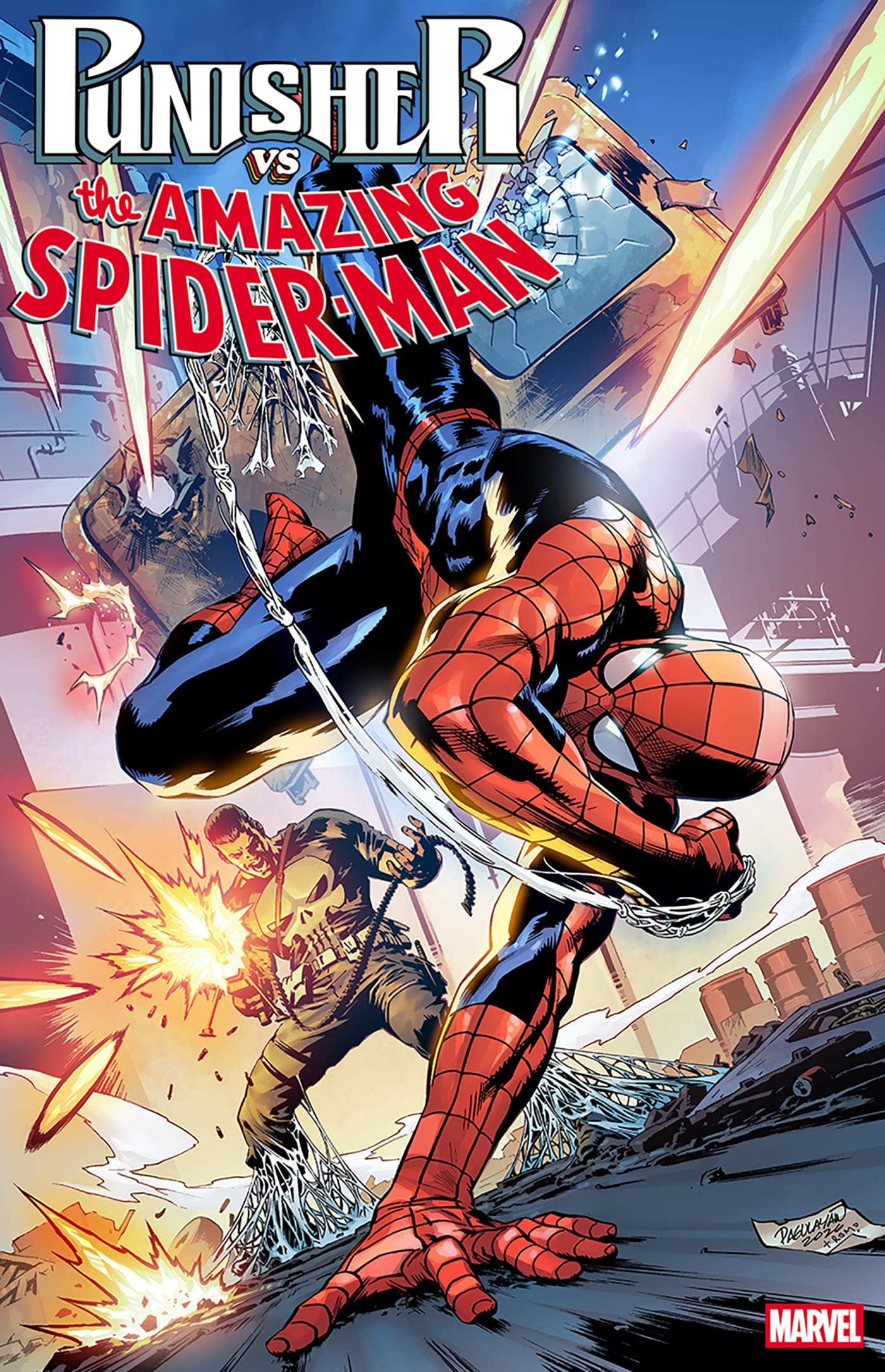 PUNISHER VS. SPIDER-MAN #2 1:25 INCV CARLO PAGULAYAN VARIANT (Release Date: 08/19/2026)