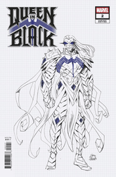 Marvel Comic Books > Incentives QUEEN IN BLACK #2 1:10 INCV RYAN STEGMAN DESIGN VARIANT [QIB] 75960621498300217 PRH-75960621498300217