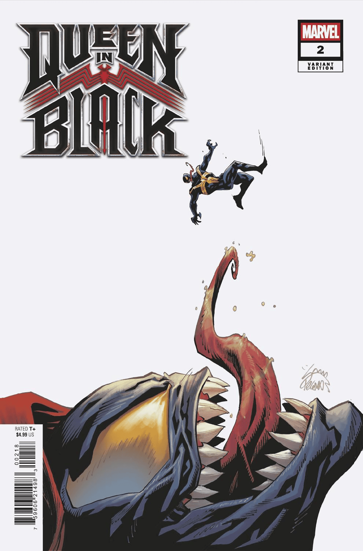 Marvel Comic Books > Incentives QUEEN IN BLACK #2 1:50 INCV RYAN STEGMAN HOMAGE VARIANT C [QIB] 75960621498300218 PRH-75960621498300218