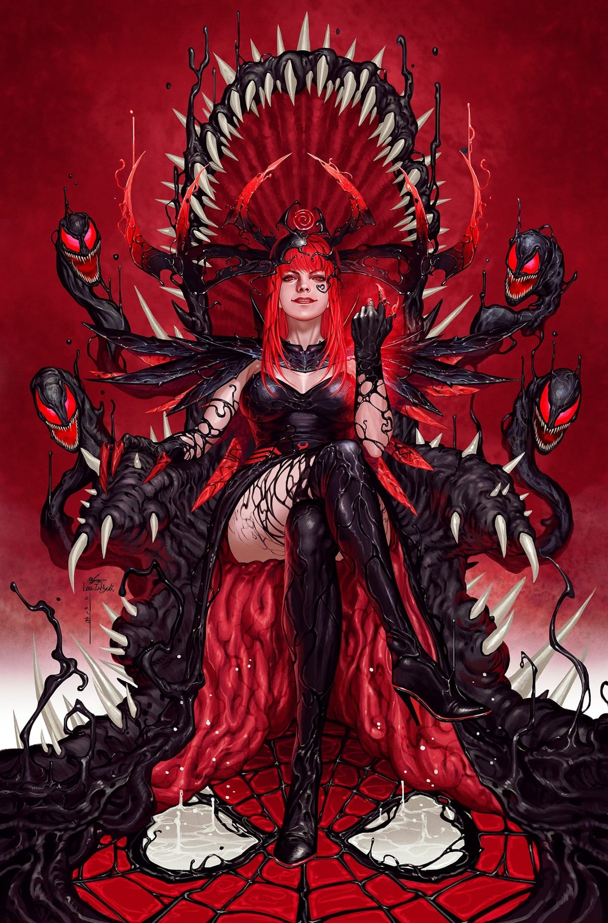 Marvel Comic Books > Incentives QUEEN IN BLACK #3 1:100 INCV TBD ARTIST VIRGIN VARIANT [QIB] (Release Date: 08/19/2026) 75960621498300319 PRH-75960621498300319