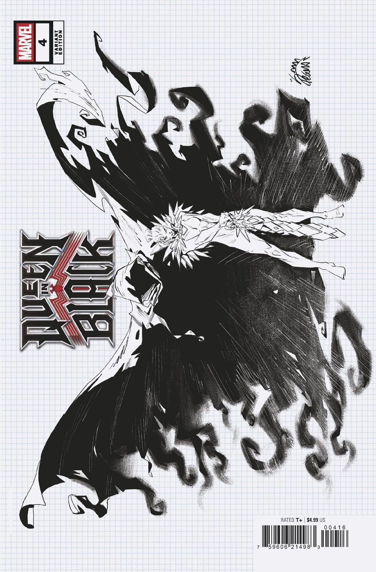 Marvel Comic Books > Incentives QUEEN IN BLACK #4 1:10 INCV RYAN STEGMAN DESIGN VARIANT [QIB] (Release Date: 09/16/2026) 75960621498300416 PRH-75960621498300416