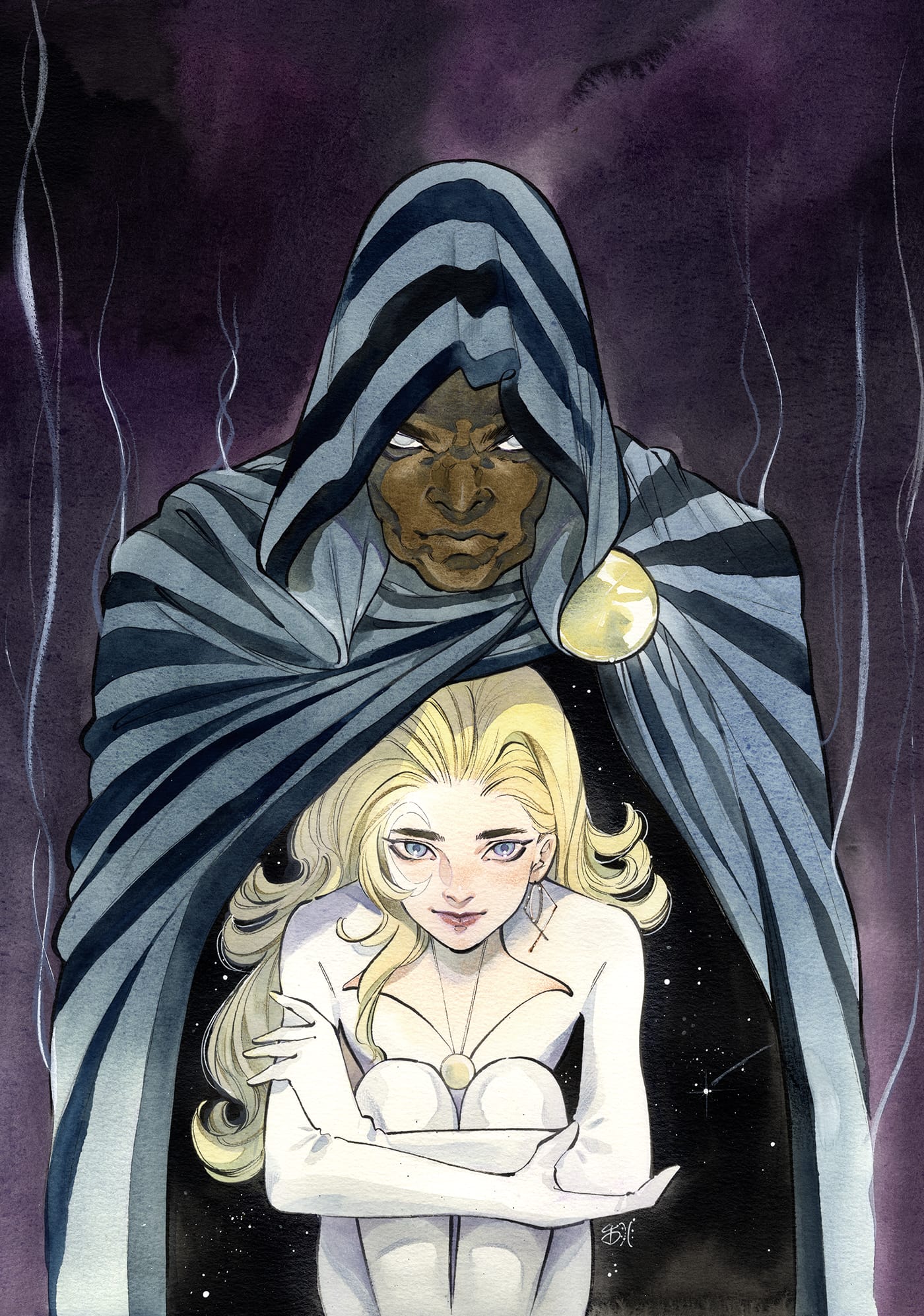 QUEEN IN BLACK: DEFENDERS OF LIGHT AND DARK #1 1:50 INCV PEACH MOMOKO VIRGIN VARIANT [QIB]