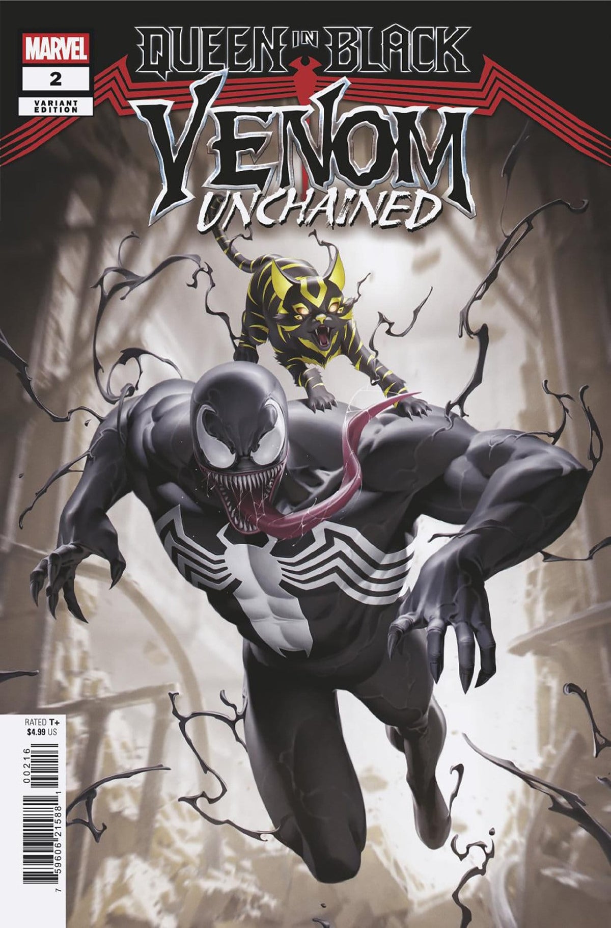 Marvel Comic Books > Incentives QUEEN IN BLACK: VENOM UNCHAINED #2 1:25 INCV JUNGGEUN YOON VARIANT [QIB] (Release Date: 08/26/2026) 75960621588100216 PRH-75960621588100216