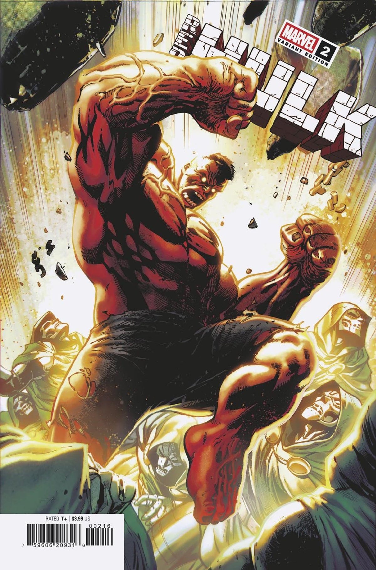 Marvel Comic Books > Incentives RED HULK #2 1:25 INCV TONY DANIEL VARIANT [DOOM] 75960620931600216 PRH-75960620931600216