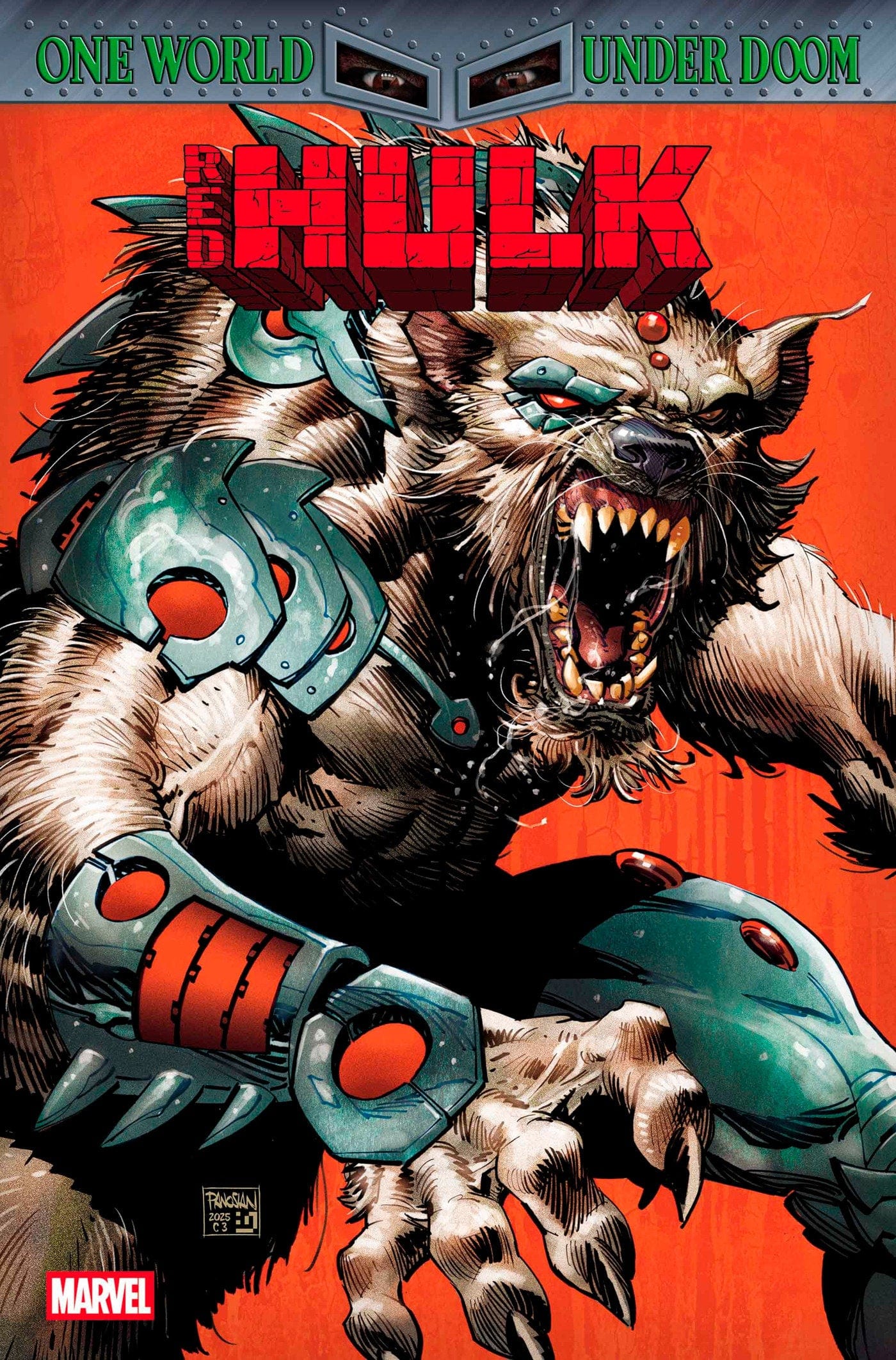 RED HULK #6 1:25 INCV DAN PANOSIAN VARIANT [DOOM]