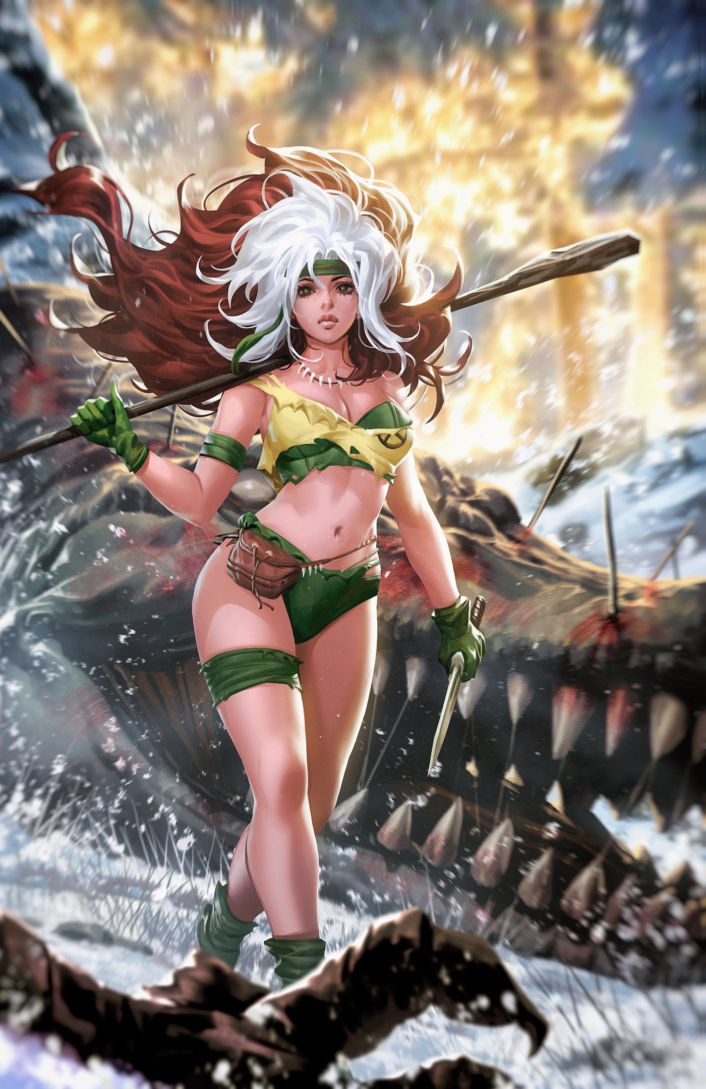 ROGUE #3 1:50 INCV DERRICK CHEW ROGUE VIRGIN VARIANT