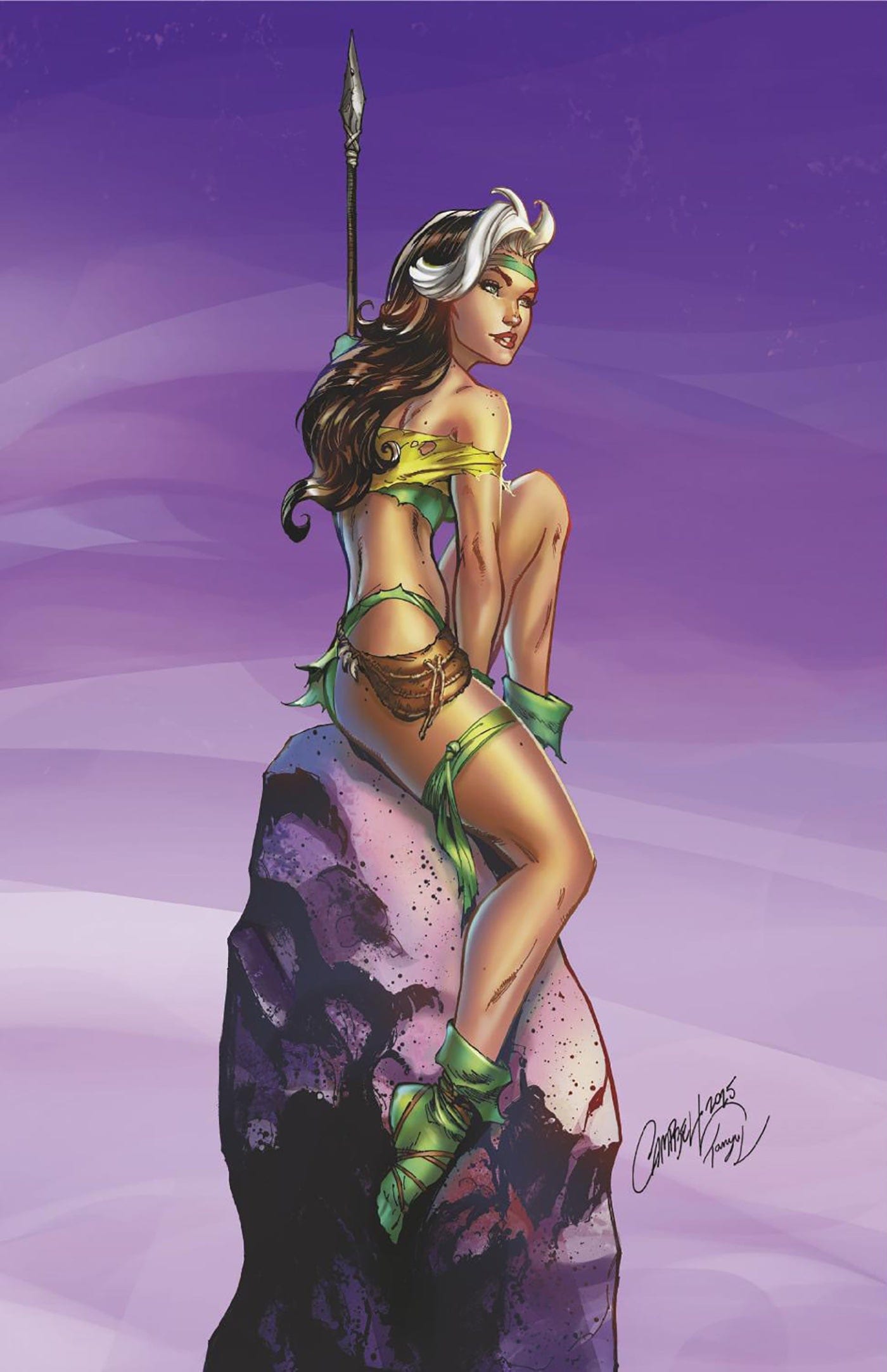 ROGUE: THE SAVAGE LAND #4 1:100 INCV J. SCOTT CAMPBELL VIRGIN VARIANT