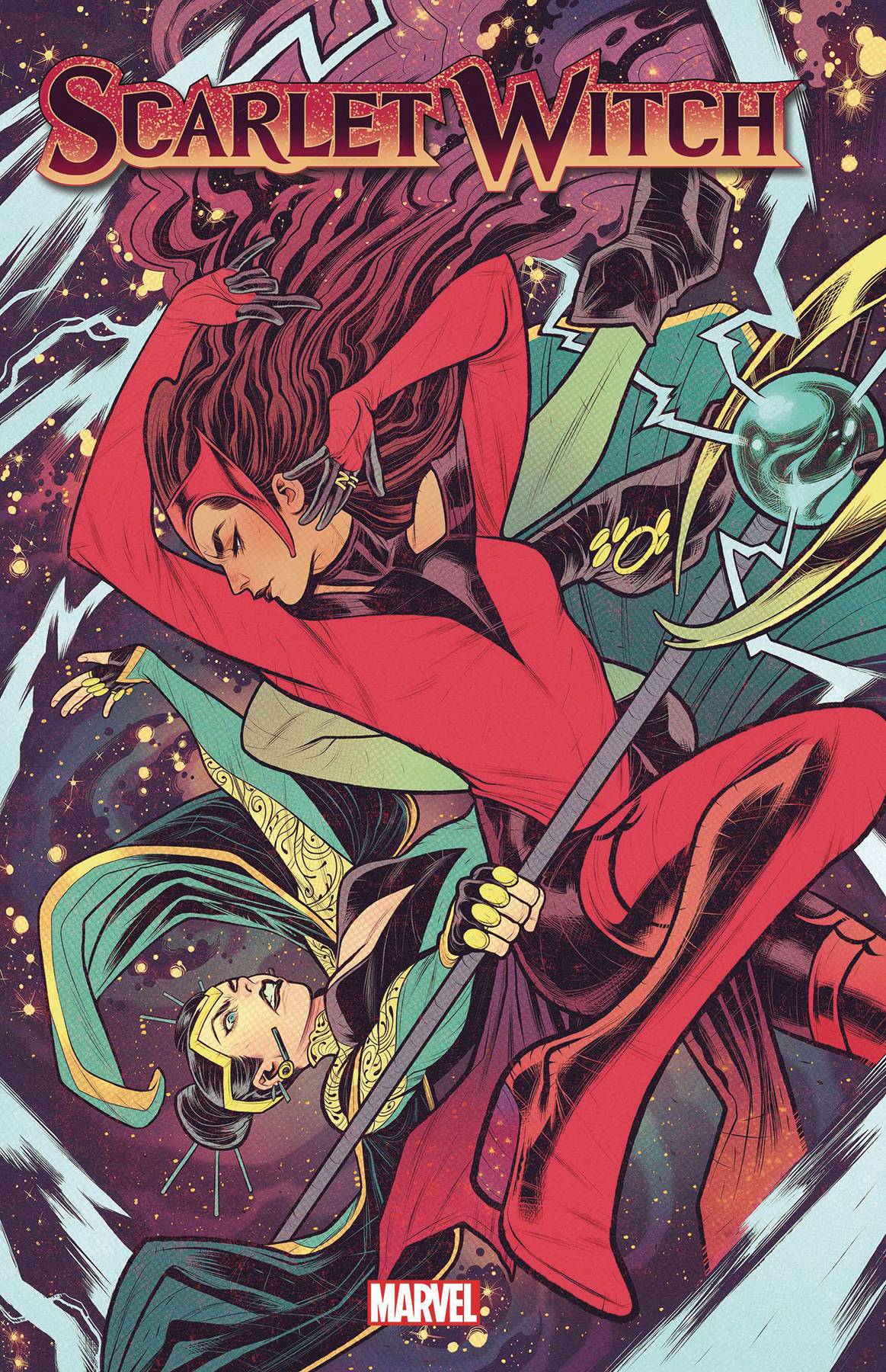 NOV230668 - SCARLET WITCH QUICKSILVER #1 LUCIANO VECCHIO FOIL VAR