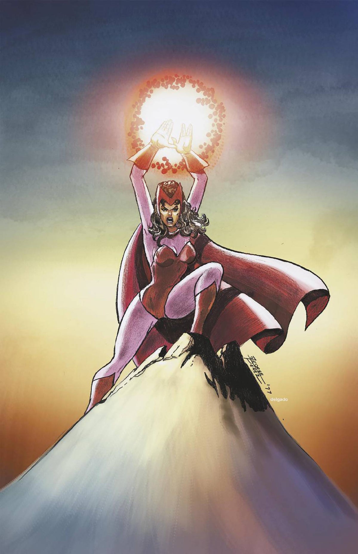 SCARLET WITCH ANNUAL #1 1:100 INCV VAR GEORGE PEREZ VIR VAR