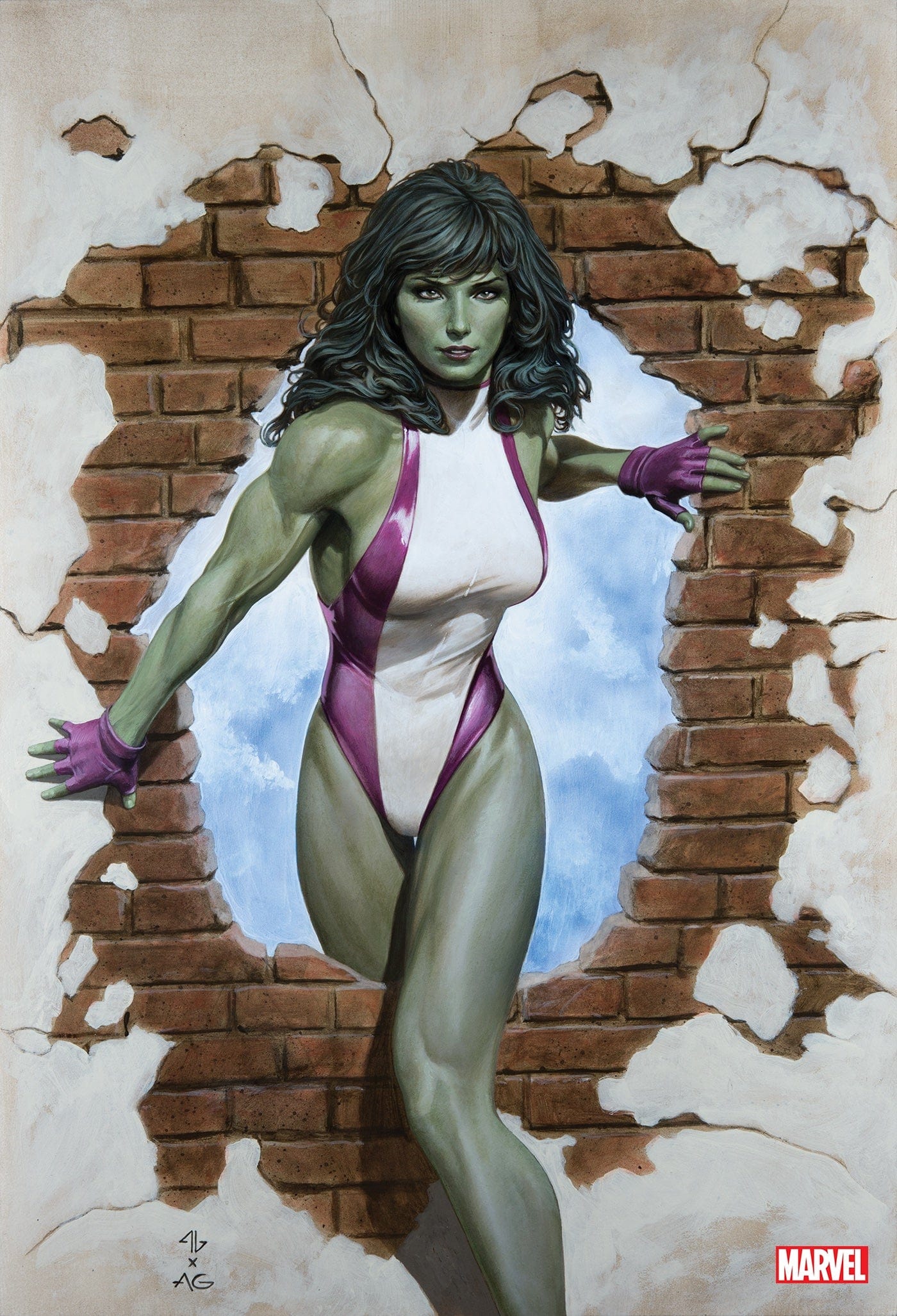 SENSATIONAL SHE-HULK #1 1:100 INCV ADI GRANOV HOMAGE VIR