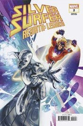 Marvel PRH Comic Books > Incentives SILVER SURFER REBIRTH LEGACY #2 1:25 INCV MANHANINI VAR 75960620435900216 AUG230845