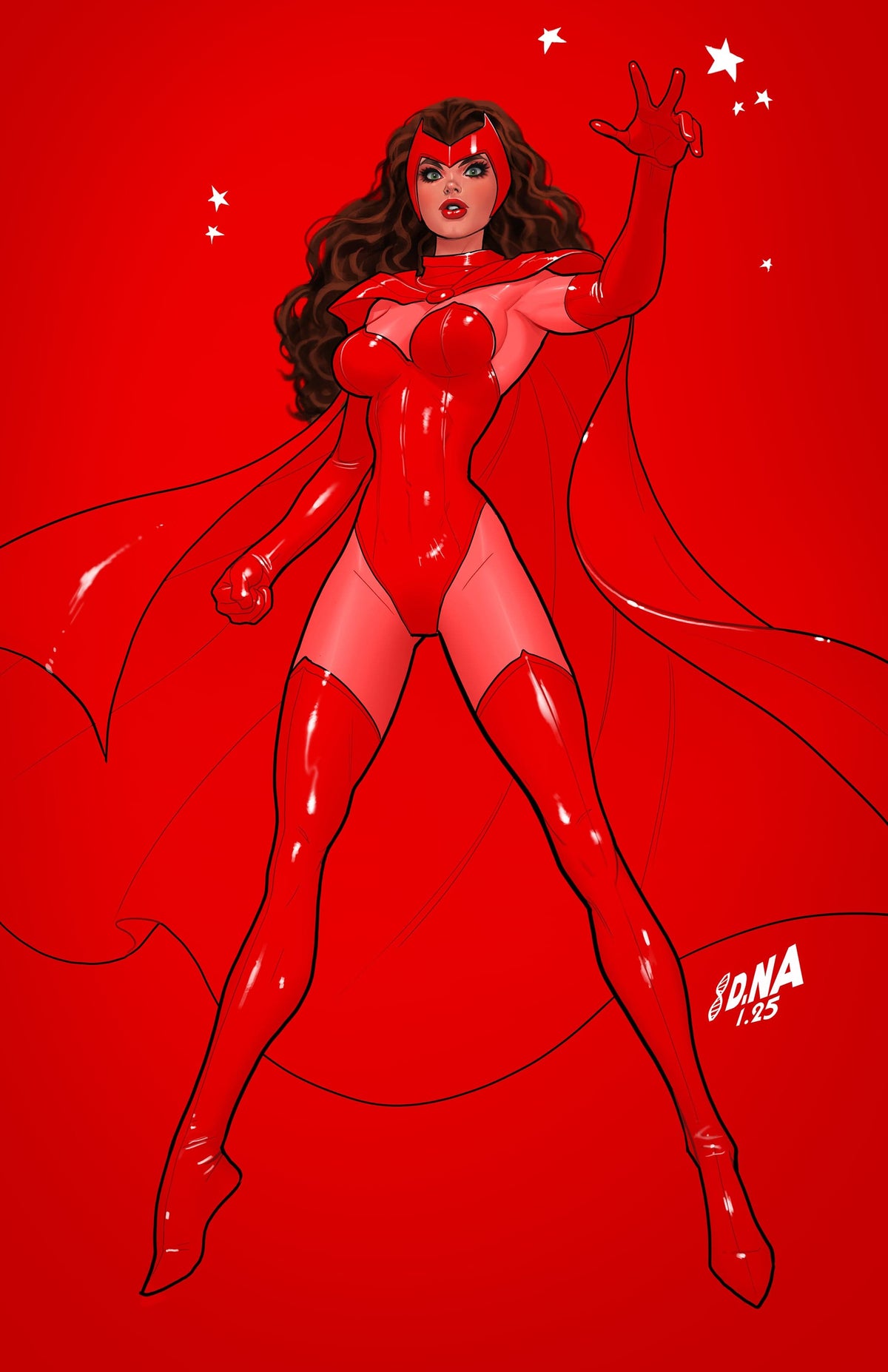 Marvel Comic Books > Incentives SORCERER SUPREME #3 1:50 INCV  DAVID NAKAYAMA COLOR BLOCK RED VIRGIN VARIANT 75960621179100316 PRH-75960621179100316