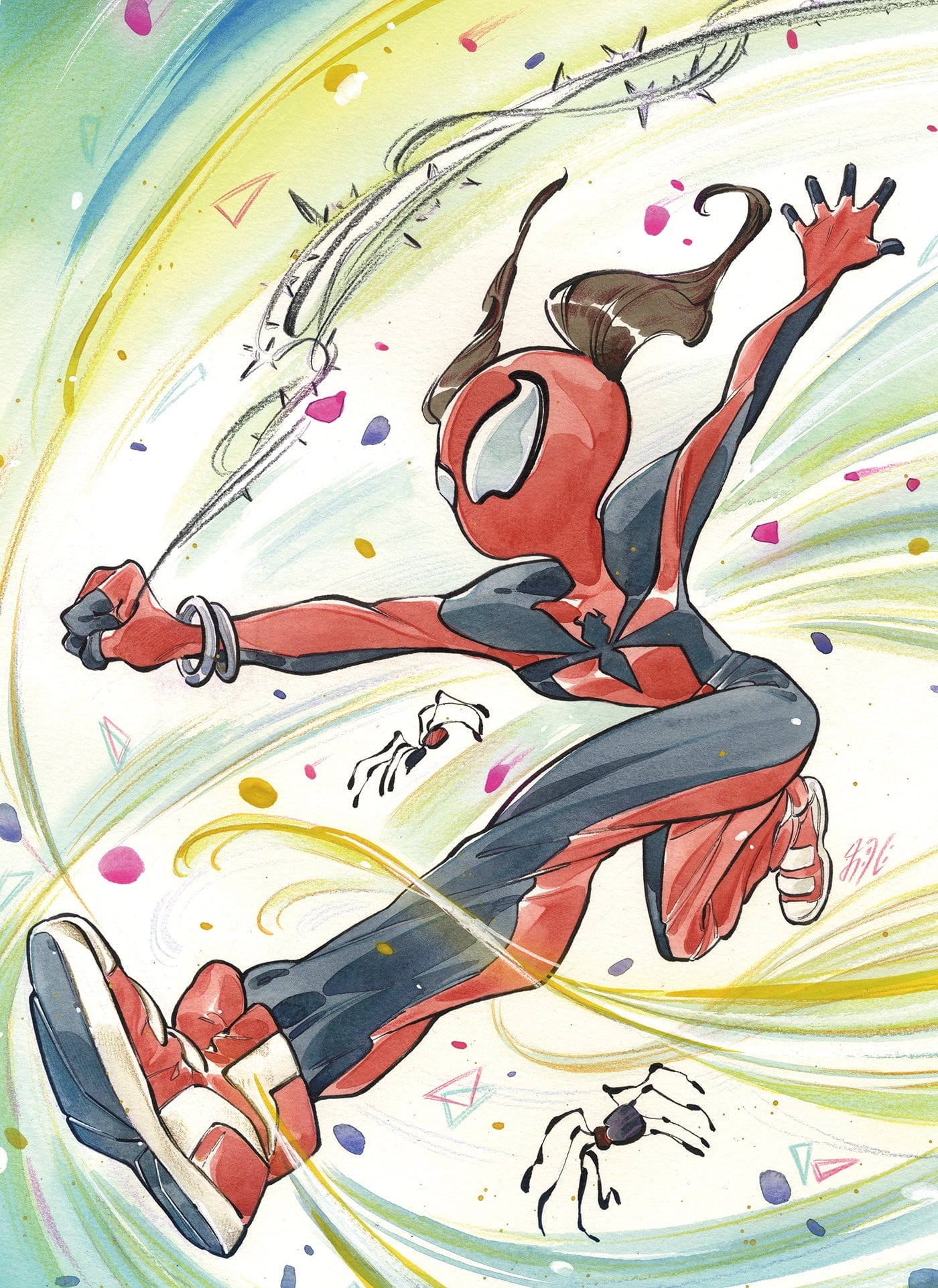 SPIDER-GIRL #1 1:100 INCV PEACH MOMOKO VIRGIN VARIANT