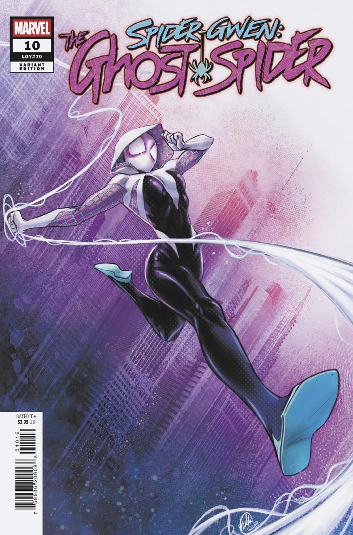 Marvel Comic Books > Incentives SPIDER-GWEN: THE GHOST-SPIDER #10 1:25 INCV JOELLE JONES VARIANT 75960620908801016 PRH-75960620908801016
