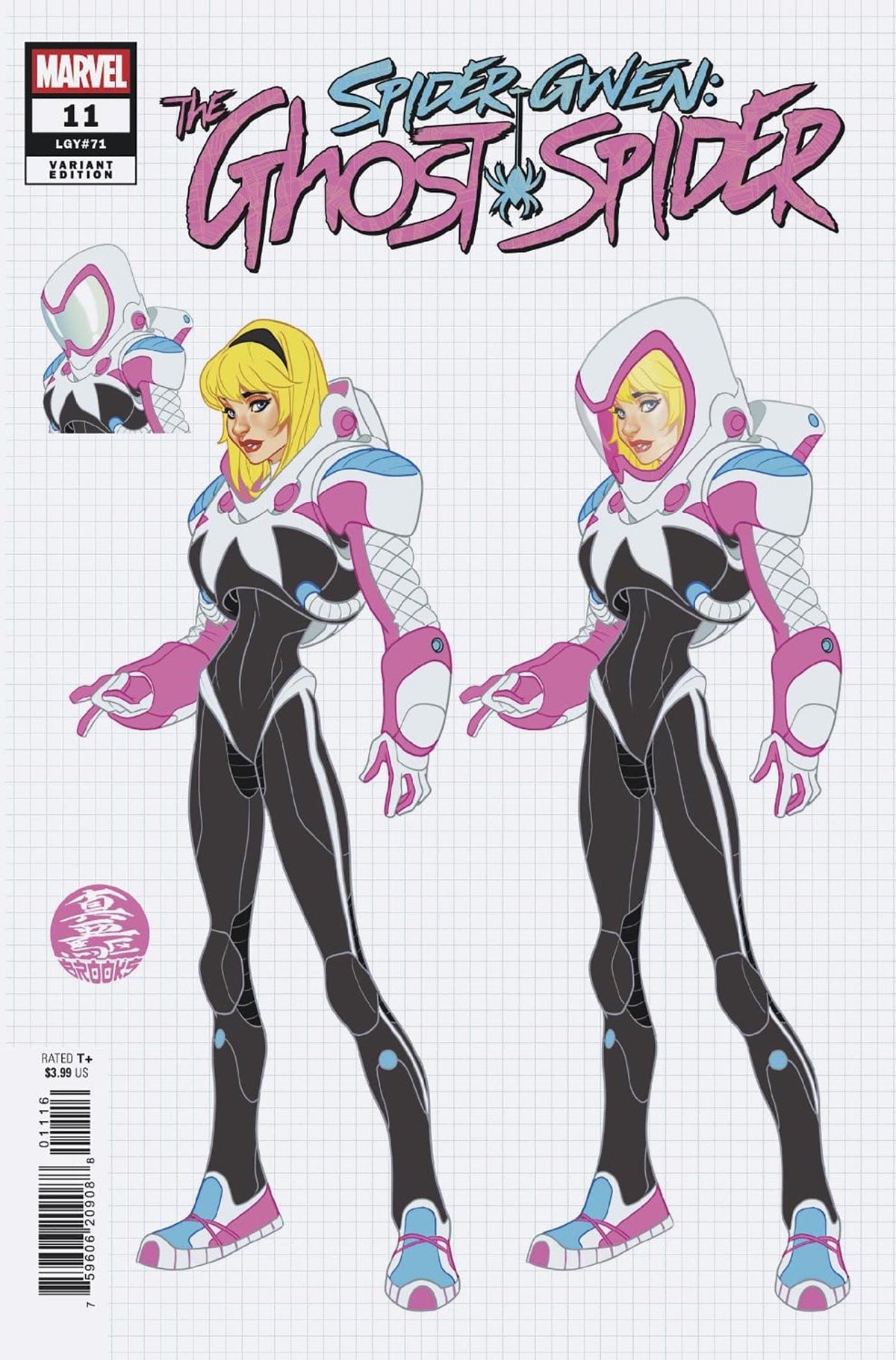 Marvel Comic Books > Incentives SPIDER-GWEN: THE GHOST-SPIDER #11 1:10 INCV MARK BROOKS DESIGN VARIANT 75960620908801116 PRH-75960620908801116