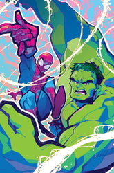Marvel Comic Books > Incentives SPIDER-MAN/HULK: FIRE AND BRIMSTONE #1 1:100 INCV ROSE BESCH VIRGIN VARIANT (Release Date: 08/19/2026) 75960621436500117 PRH-75960621436500117
