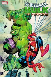 Marvel Comic Books > Incentives SPIDER-MAN/HULK: FIRE AND BRIMSTONE #1 1:25 INCV JUSTIN MASON VARIANT (Release Date: 08/19/2026) 75960621436500116 PRH-75960621436500116