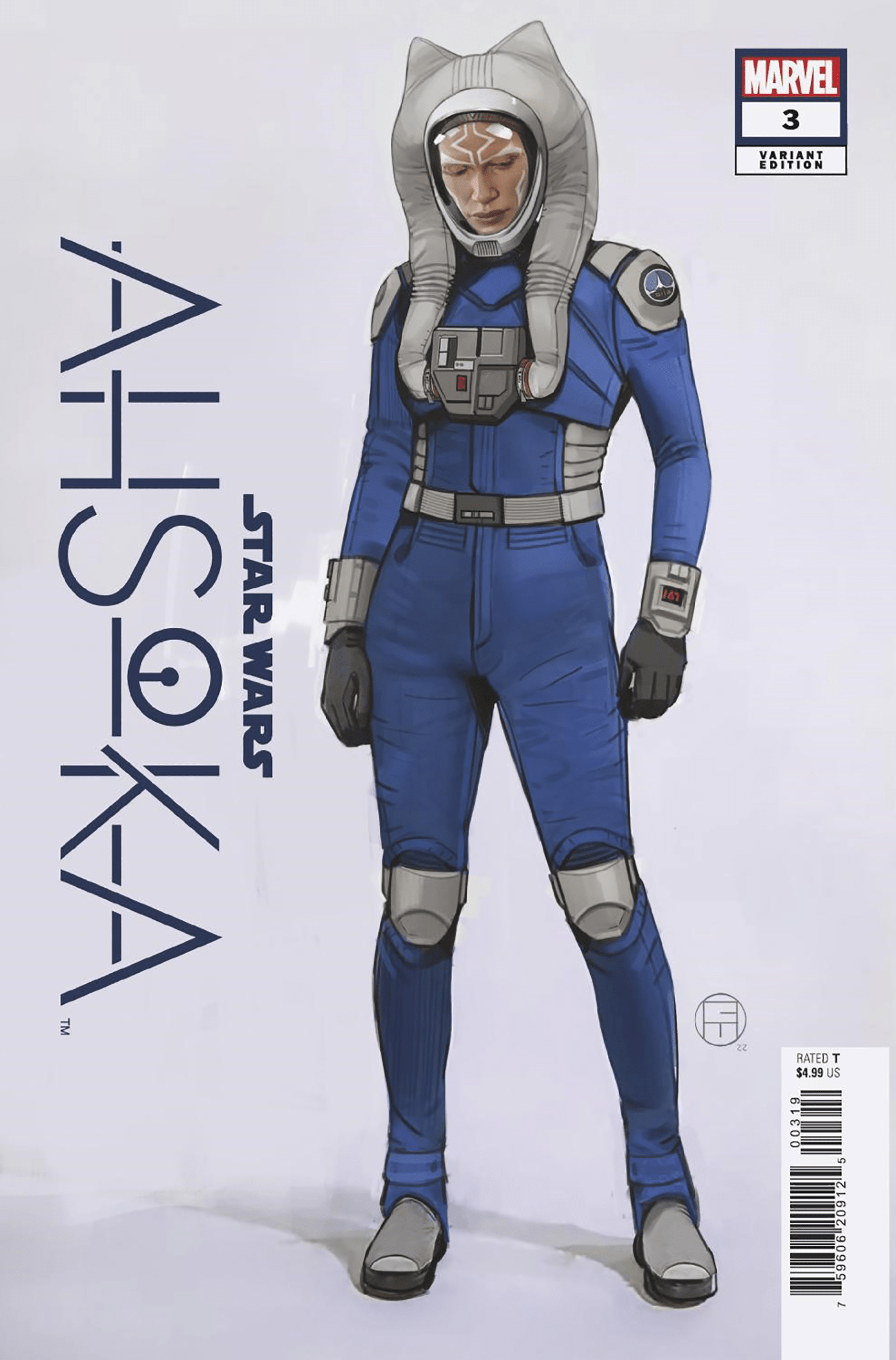 STAR WARS: AHSOKA #3 1:10 INCV CONCEPT ART VARIANT