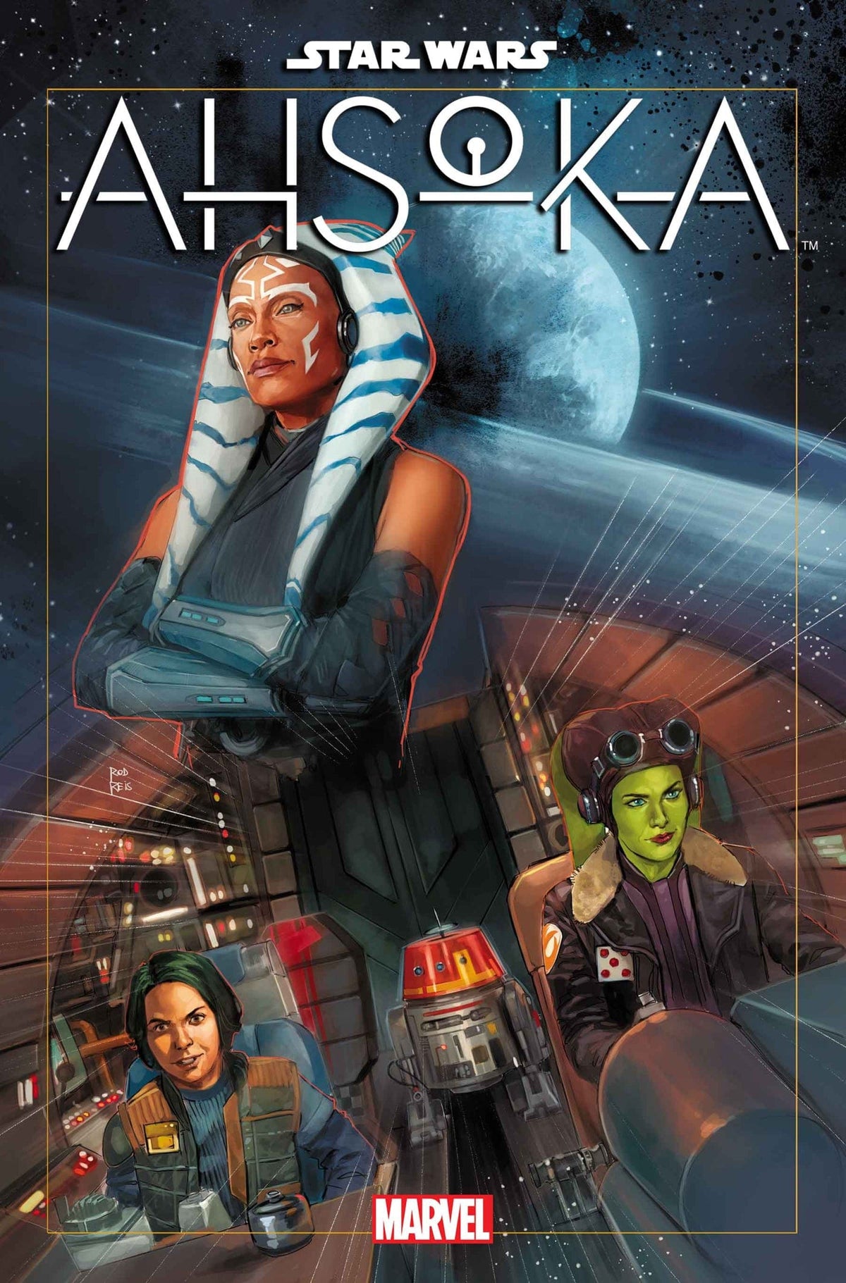 Marvel Comic Books > Incentives STAR WARS: AHSOKA #4 1:25 INCV ROD REIS VARIANT 75960620912500419 PRH-75960620912500419