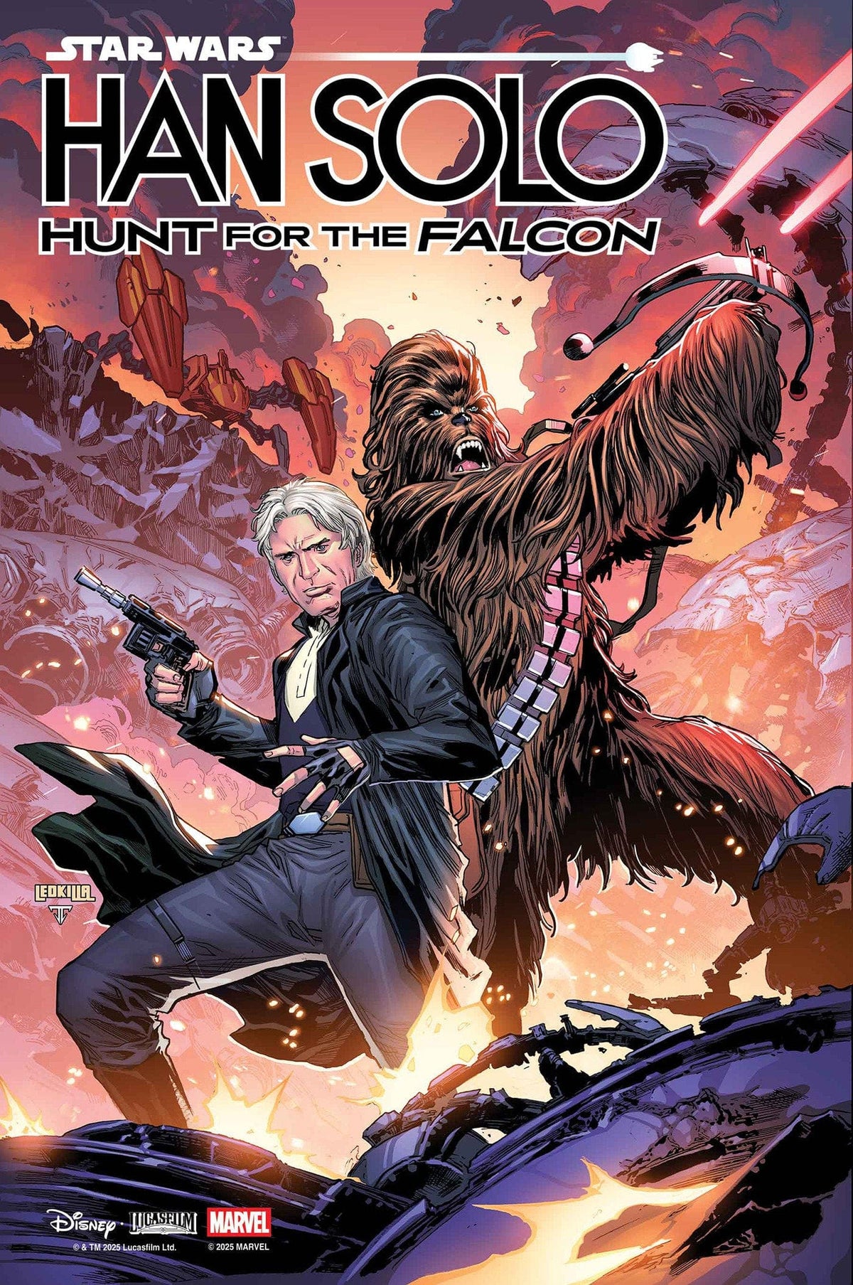 Marvel Comic Books > Incentives STAR WARS: HAN SOLO - HUNT FOR THE FALCON #2 1:25 INCV KEN LASHLEY VARIANT 75960621105000216 PRH-75960621105000216