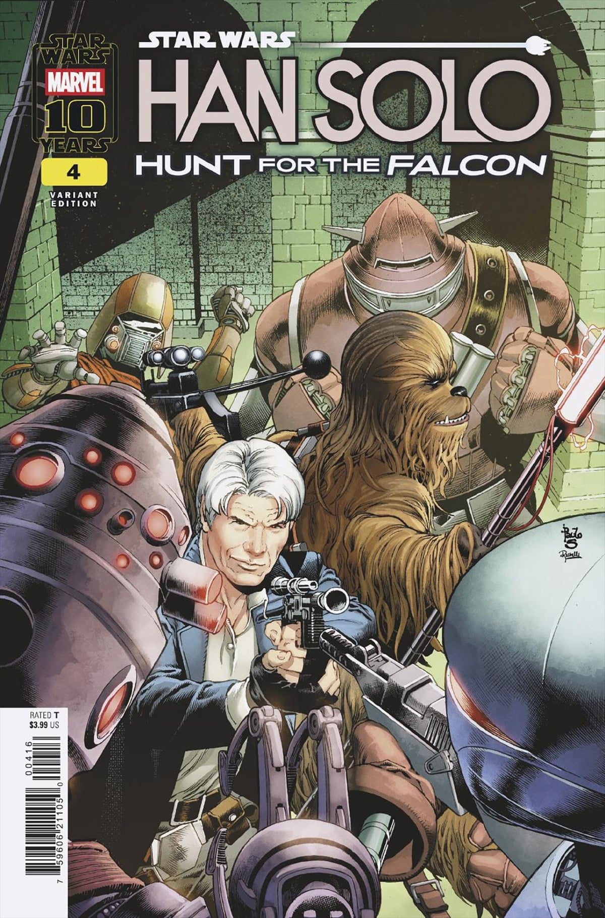 Marvel Comic Books > Incentives STAR WARS: HAN SOLO - HUNT FOR THE FALCON #4 1:25 INCV PAULO SIQUEIRA VARIANT 75960621105000416 PRH-75960621105000416