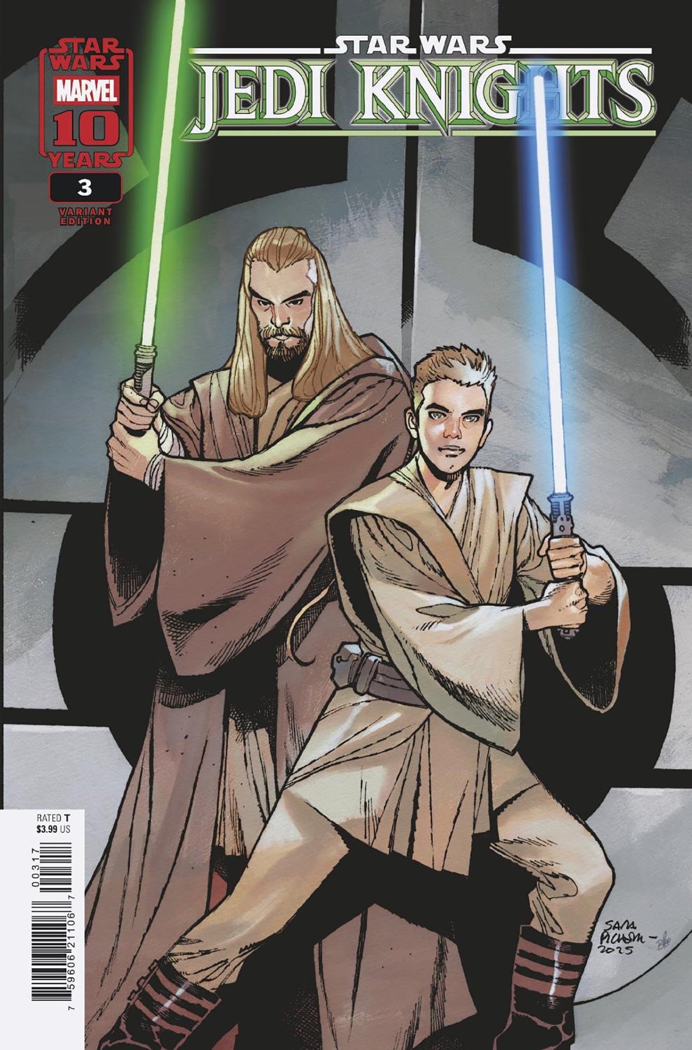 STAR WARS: JEDI KNIGHTS #3 1:25 INCV SARA PICHELLI VARIANT