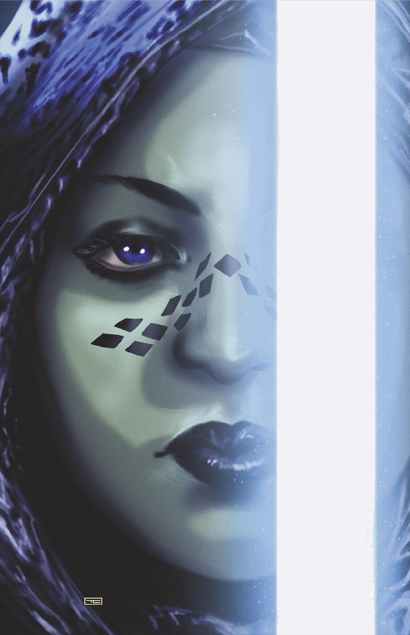 STAR WARS: JEDI KNIGHTS #7 1:50 INCV TAURIN CLARKE LIGHTSABER VIRGIN VARIANT