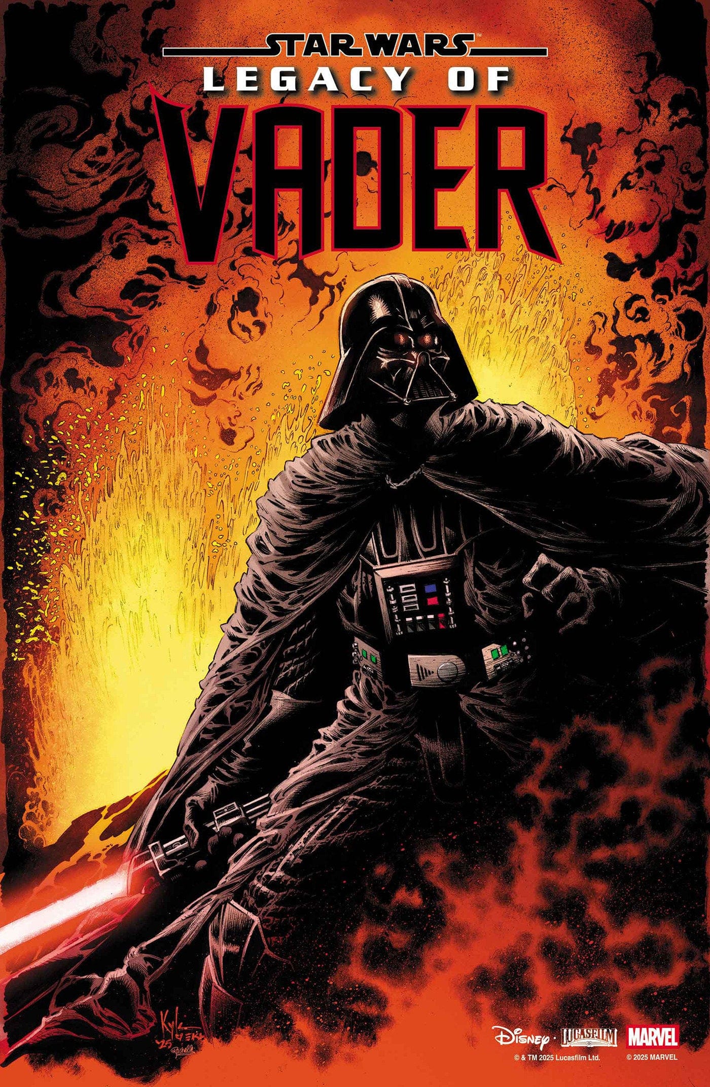 STAR WARS: LEGACY OF VADER #12 1:25 INCV KYLE HOTZ VARIANT