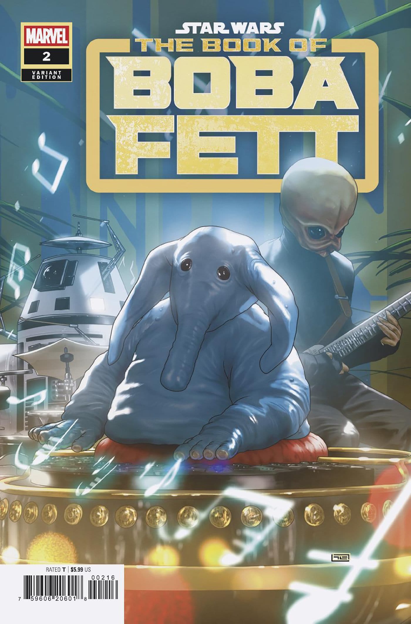STAR WARS: THE BOOK OF BOBA FETT #2 1:25 INCV TAURIN CLARKE VARIANT (Release Date: 09/23/2026)