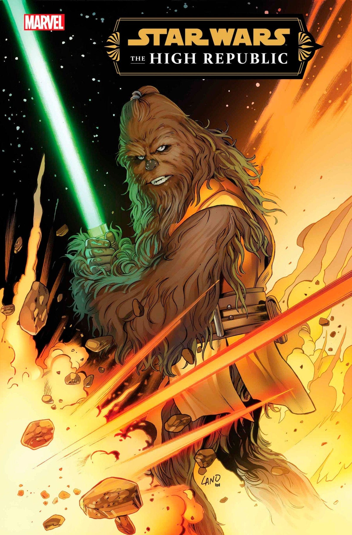 Marvel Comic Books > Incentives STAR WARS: THE HIGH REPUBLIC - FEAR OF THE JEDI #1 1:25 INCV GREG LAND VARIANT 75960621104300116 PRH-75960621104300116