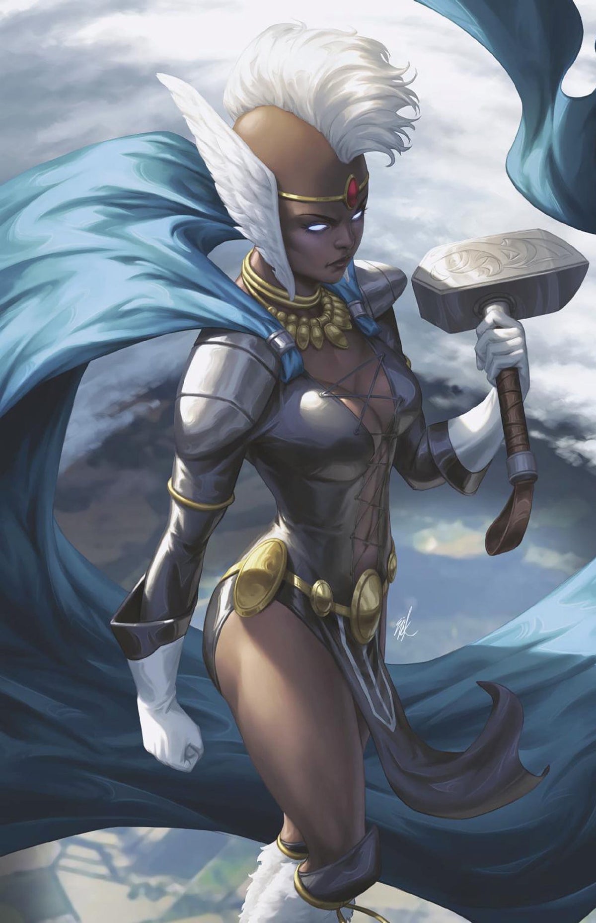 Marvel Comic Books > Incentives STORM #8 1:50 INCV EJIKURE STORM VIRGIN VARIANT 75960621036700816 PRH-75960621036700816