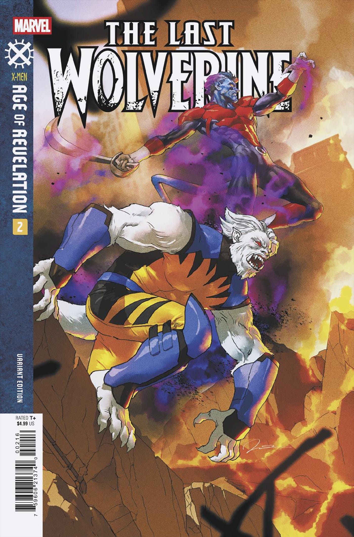 THE LAST WOLVERINE #2 1:25 INCV GERALD PAREL VARIANT [AOR]